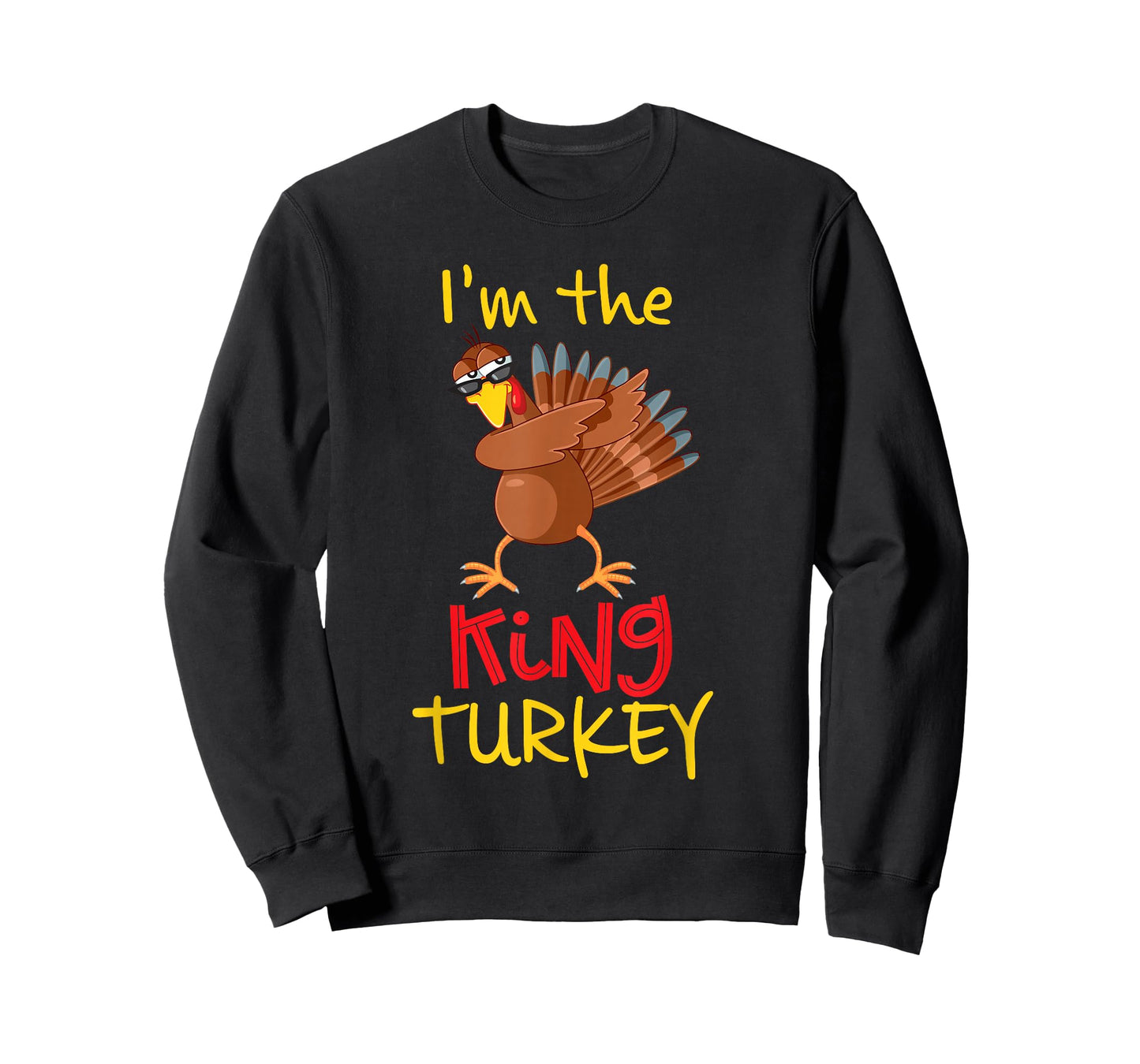 Funny King Turkey Matching Family Group Thanksgiving Party T-Shirt