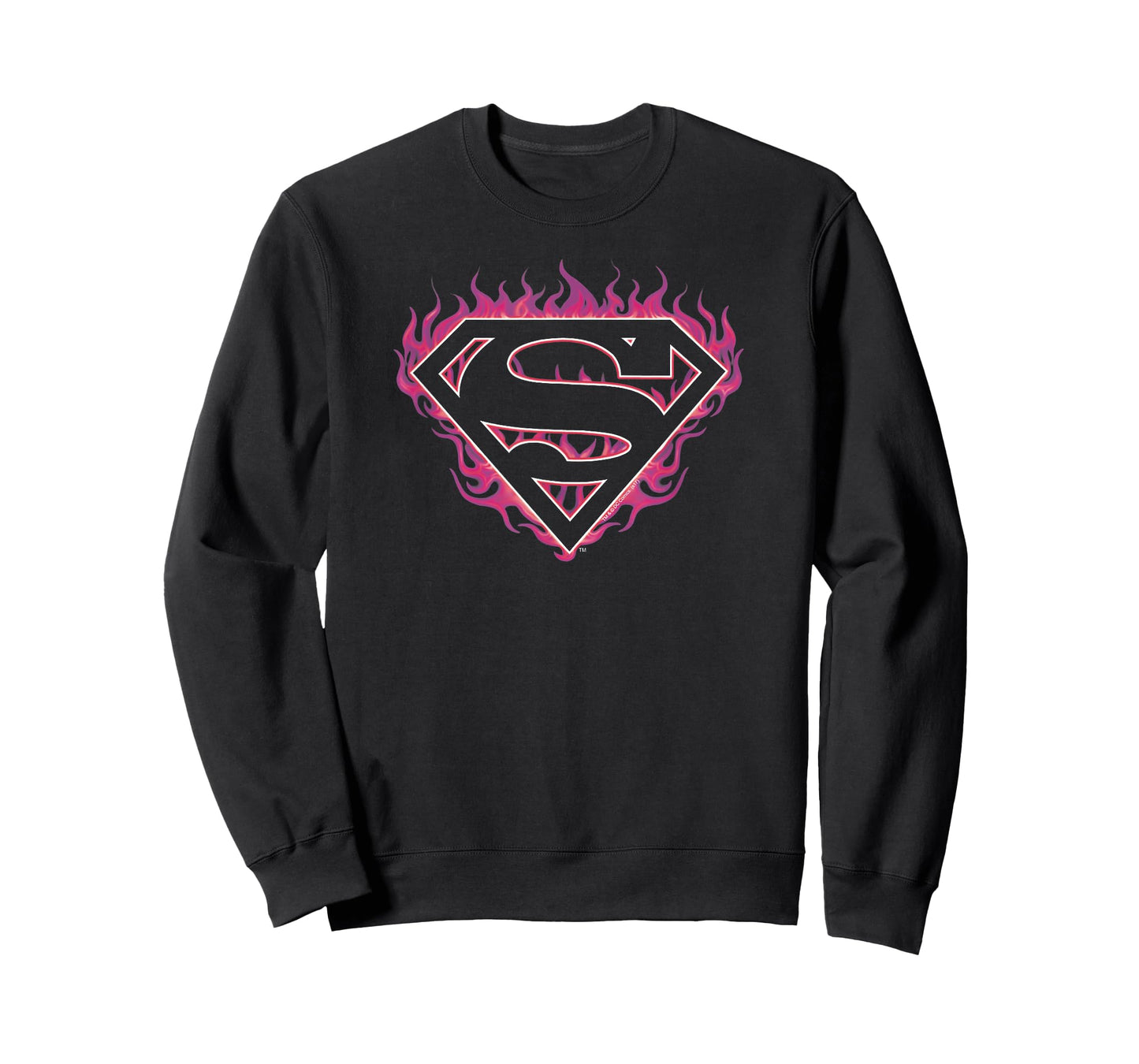 Superman Fuchsia Flames T-Shirt