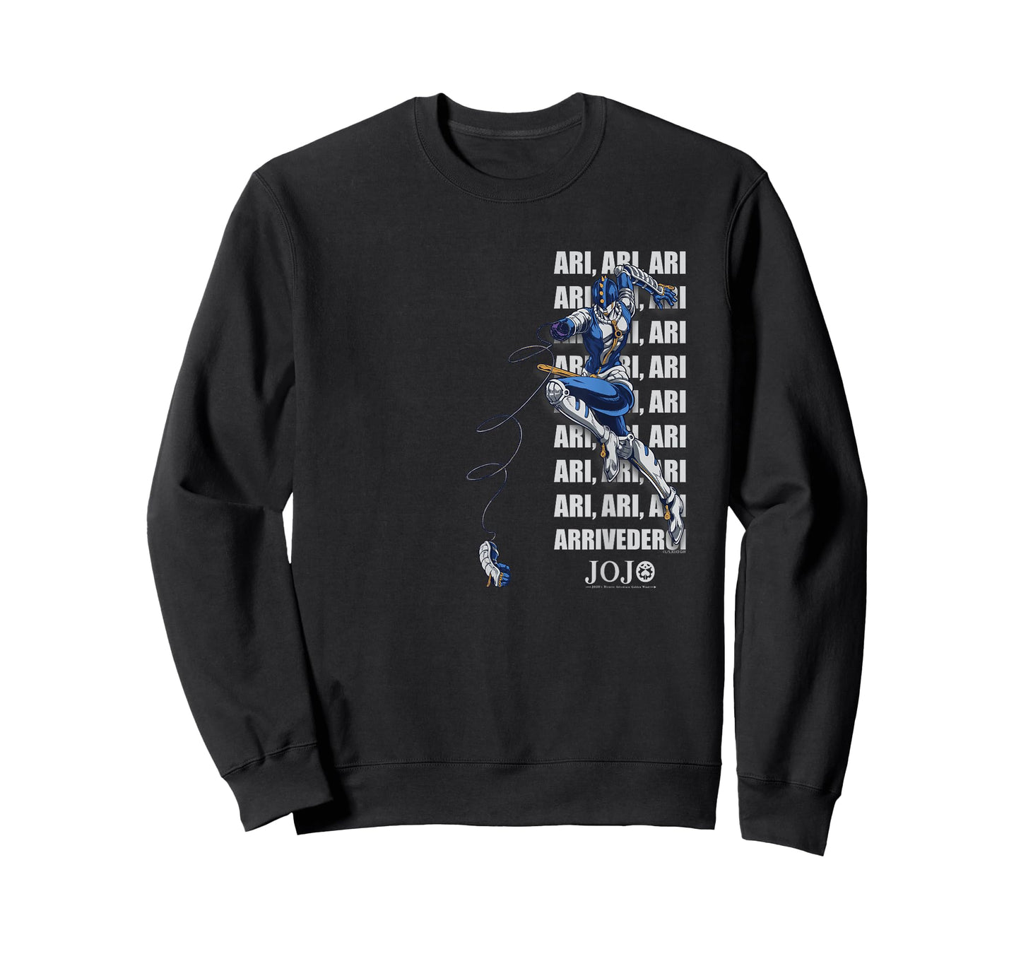 JoJo's Bizarre Adventure Zipper Man Vertical Anime T-Shirt
