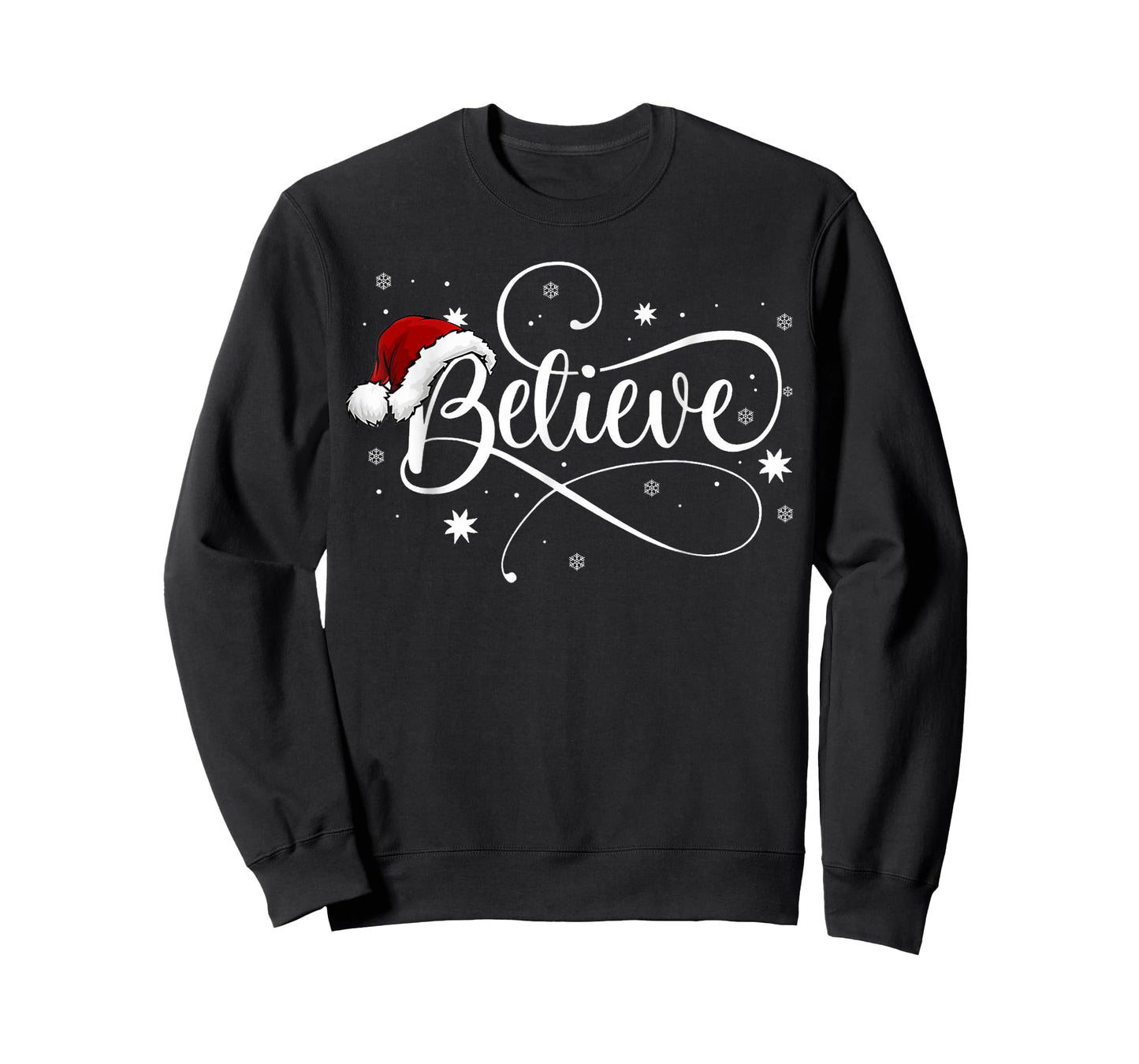 Christmas Shirt - Believe Santa Claus Believe Christmas Kids T-Shirt