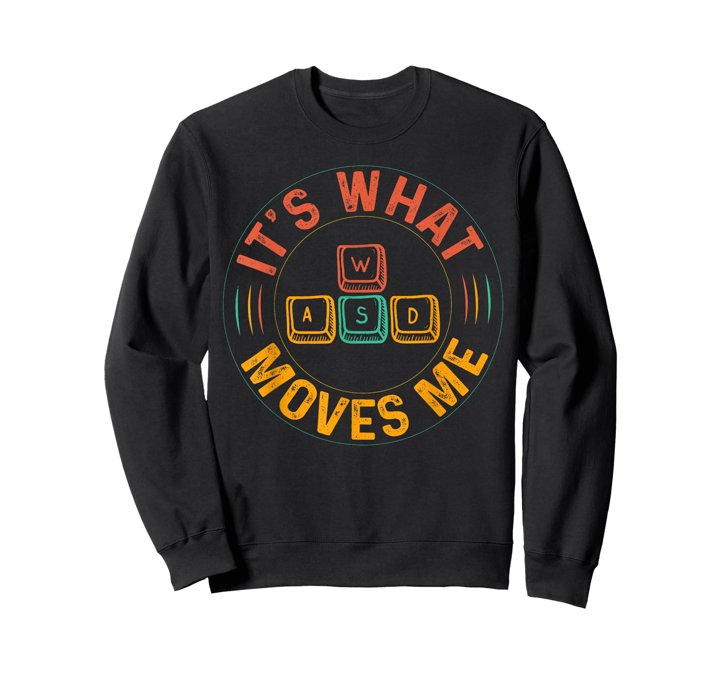 WASD PC Gamer Gifts Video Gaming Boys Men Vintage Gift Women T-Shirt