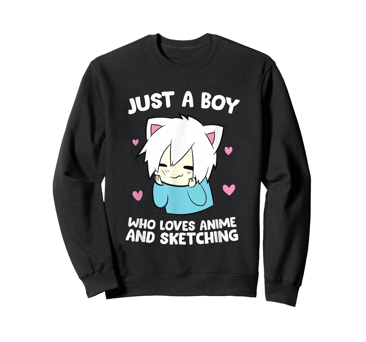 Just a Boy Who Loves Anime and Sketching Love Anime T-Shirt