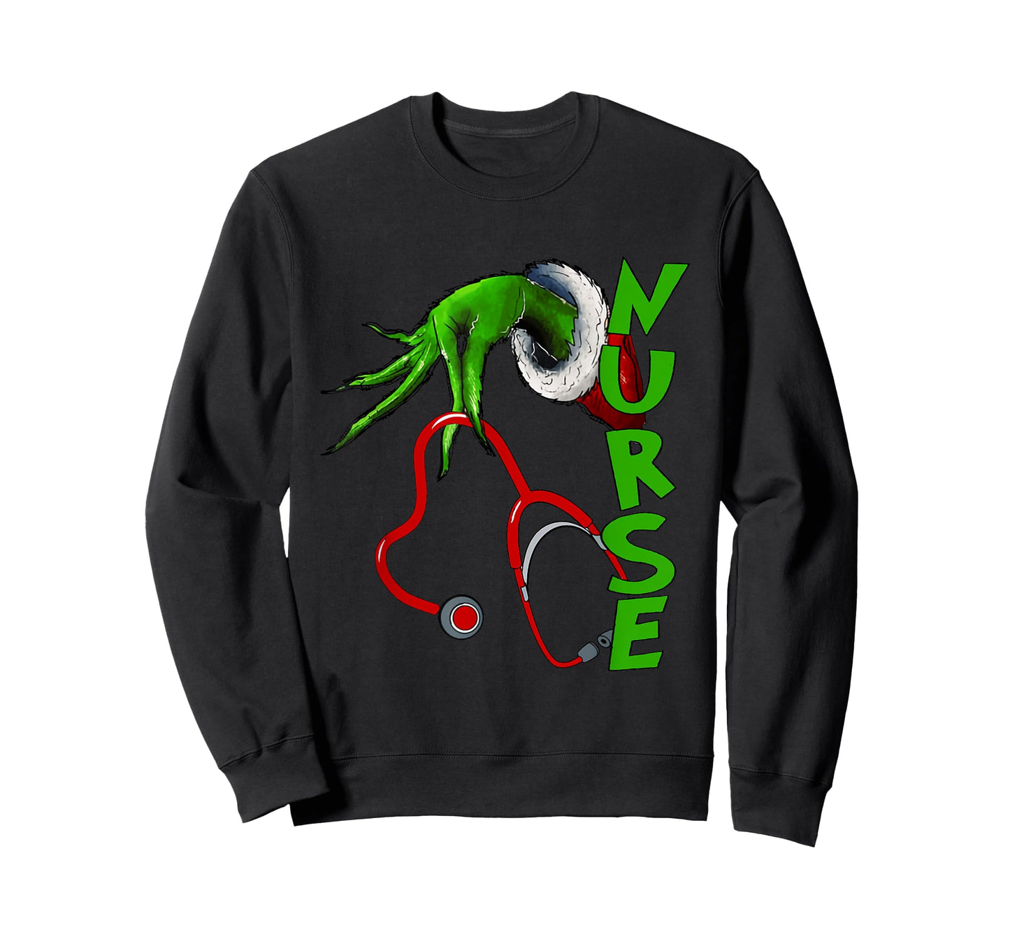 Nurse Christmas Stethoscope Nurses Xmas Pajamas PJs Women T-Shirt