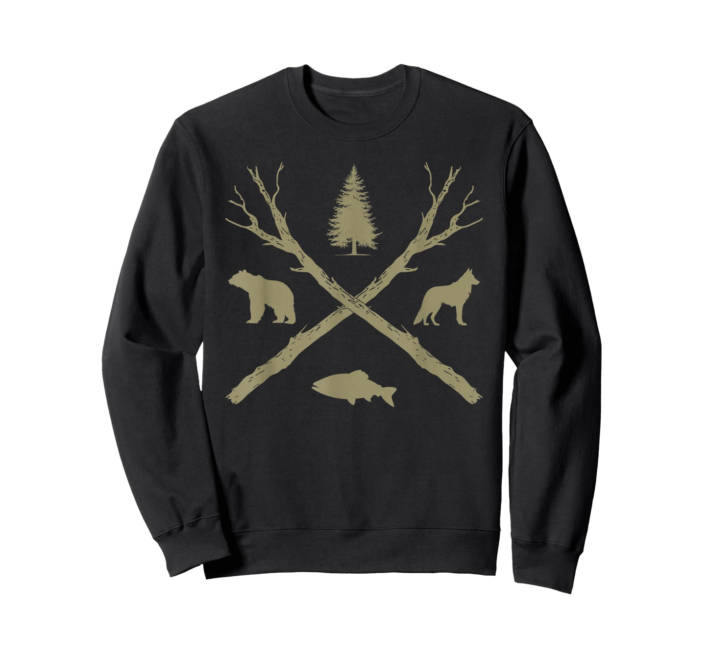 Wilderness Bushcraft Survival Nature Hiking Outdoor Camping T-Shirt