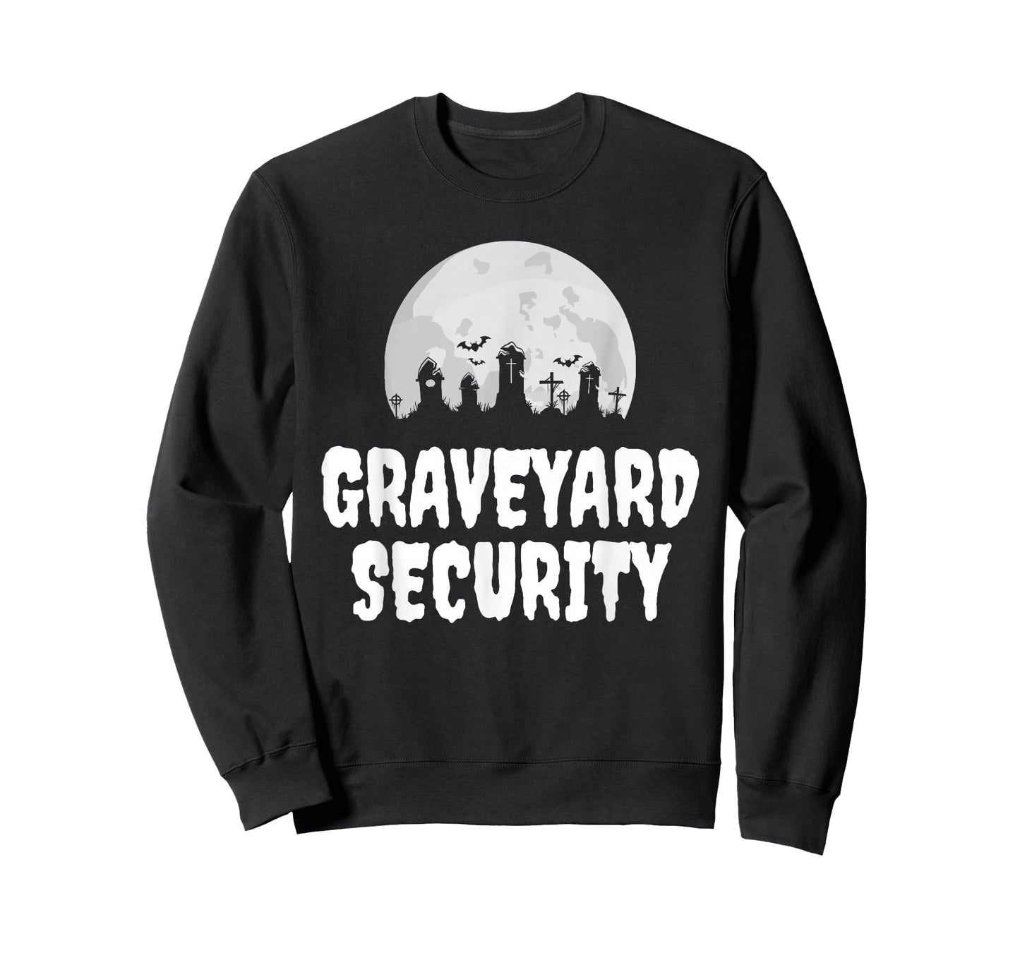 Halloween Graveyard Security Funny Zero Effort Lazy Costume T-Shirt