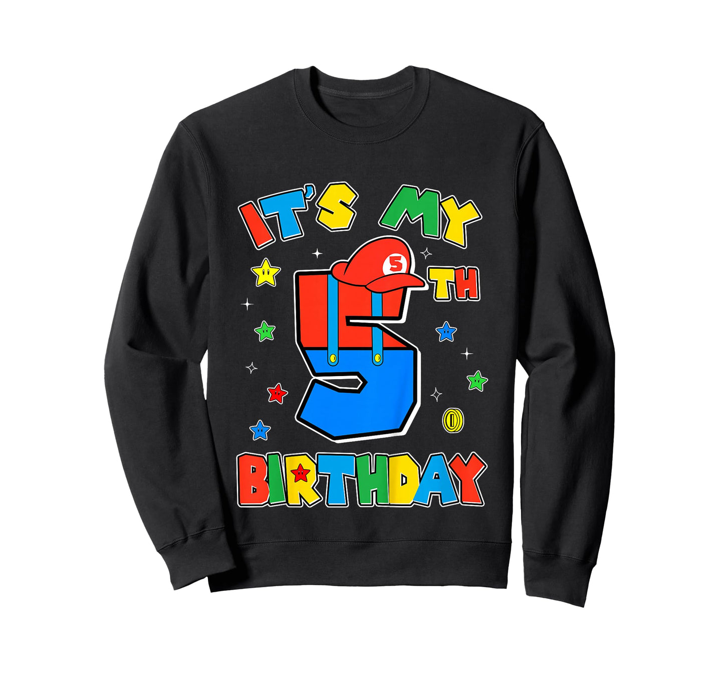 Kids 5th Birthday Boy Super Gamer Gaming Theme B-day Party Boys T-Shirt