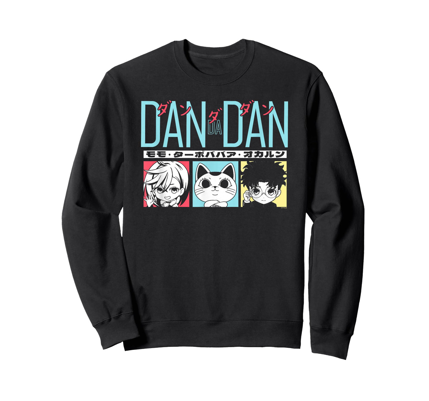 Dan Da Dan Chibi Character Frames Pastel Anime T-Shirt