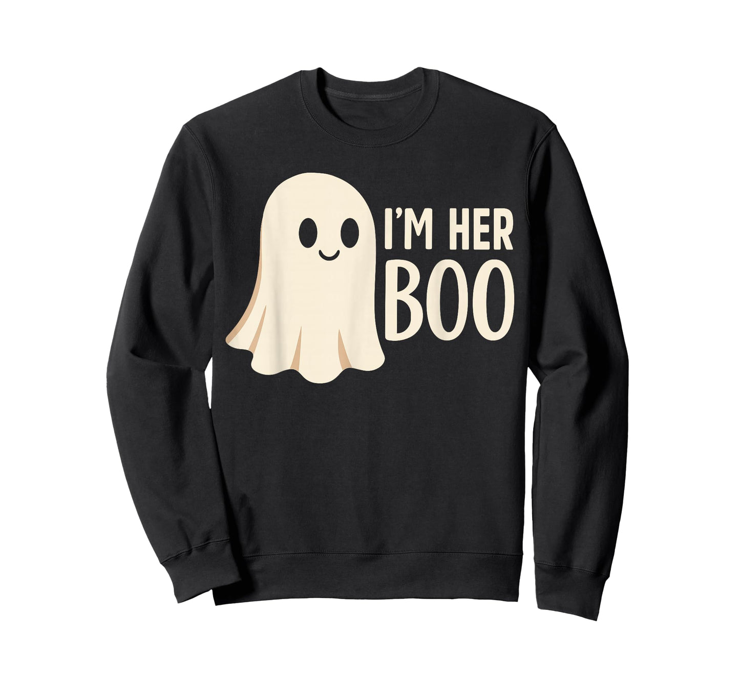 Halloween His and Hers Matching Outfits, Ghost I'm Her Boo T-Shirt