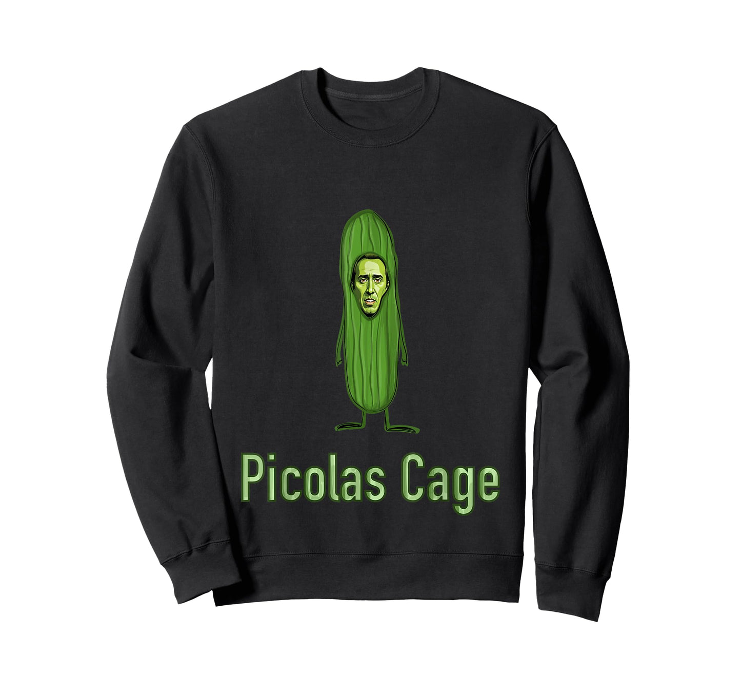 Picolas Cage Funny Celebs Meme Cucumber Pickle T-Shirt