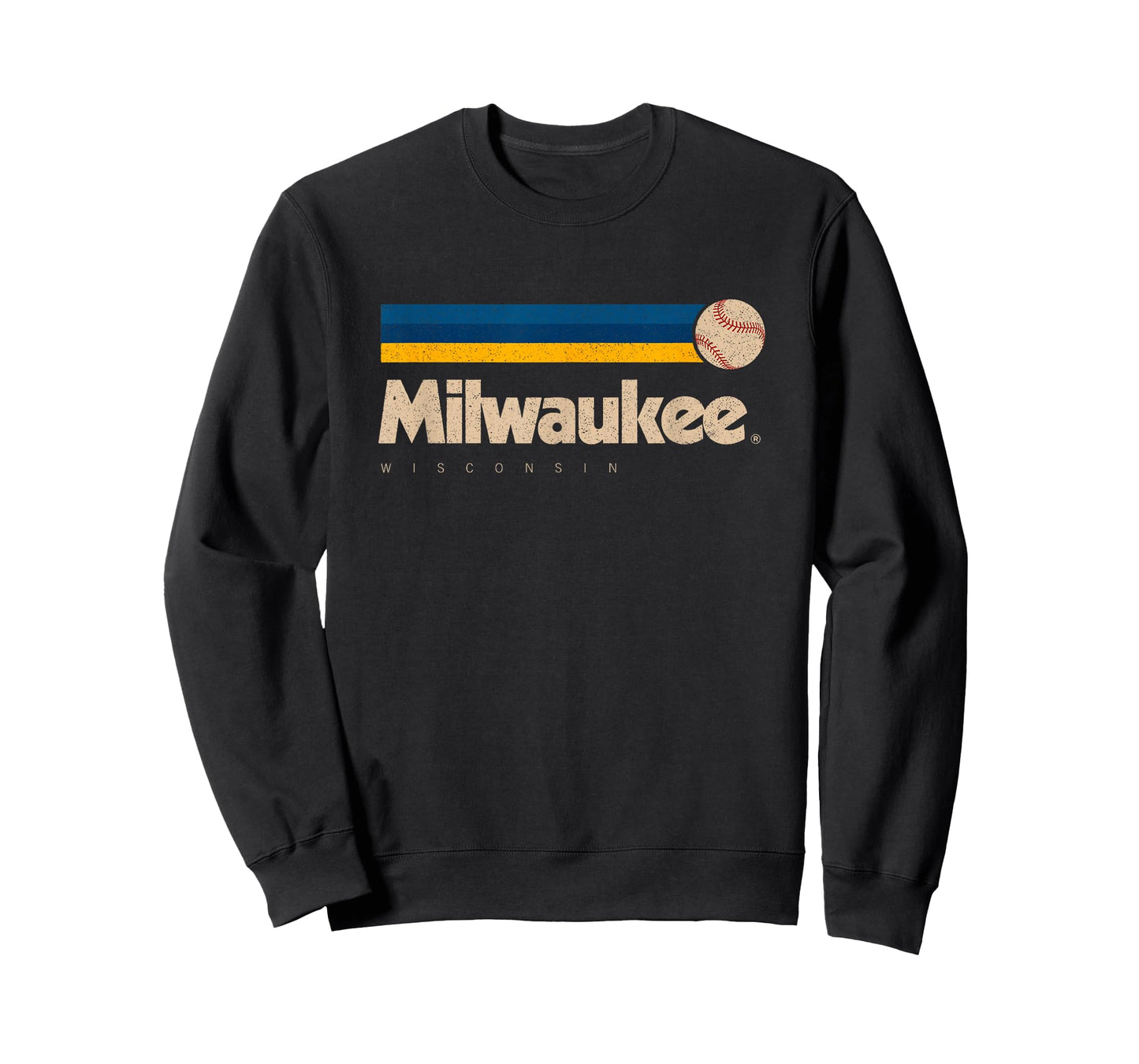 Milwaukee Baseball Softball Wisconsin Retro Milwaukee T-Shirt