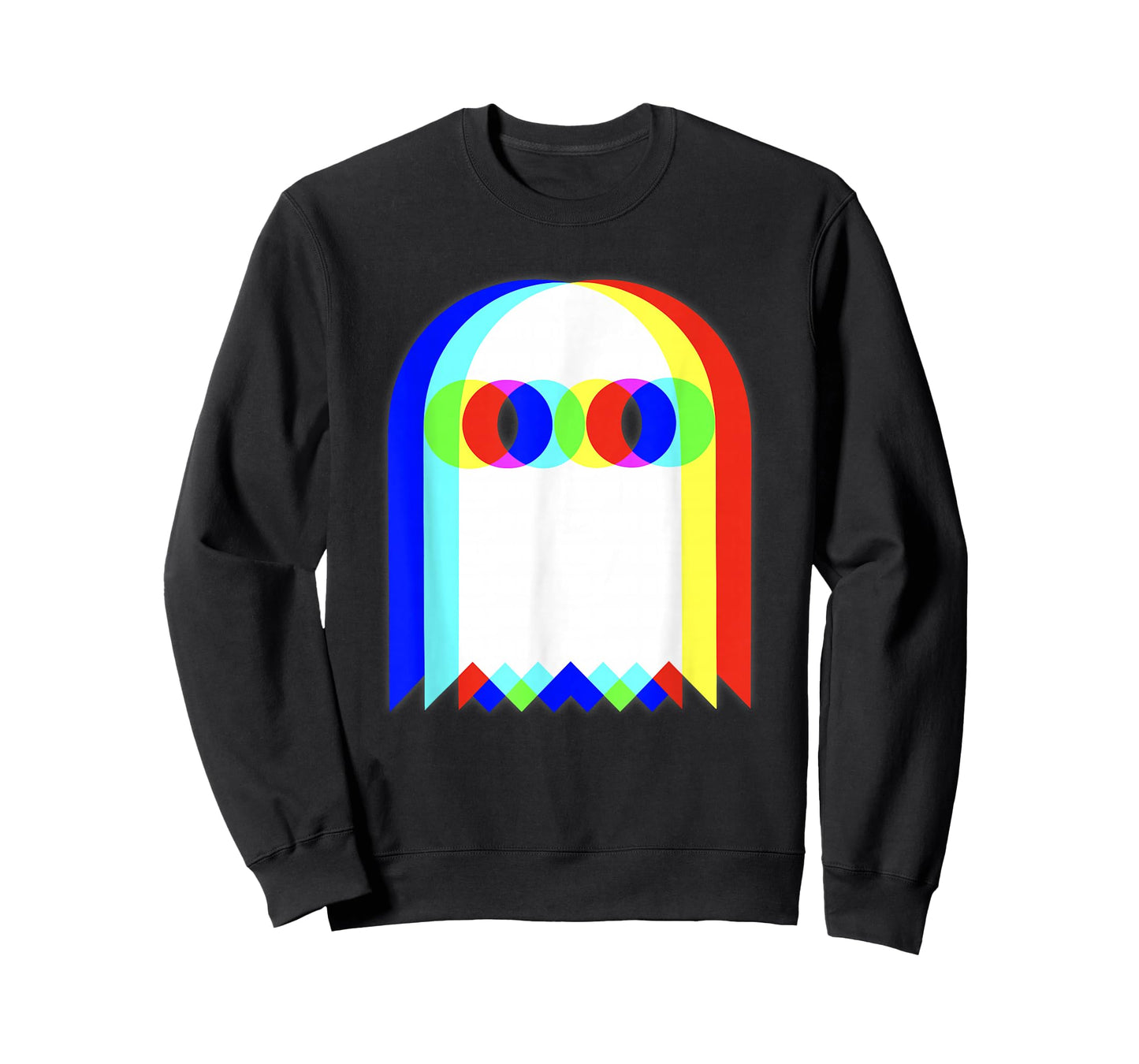 Threadrock Vaporwave Psychedelic Ghost Retro Halloween Techno EDM Unisex Adults Kids T-Shirt