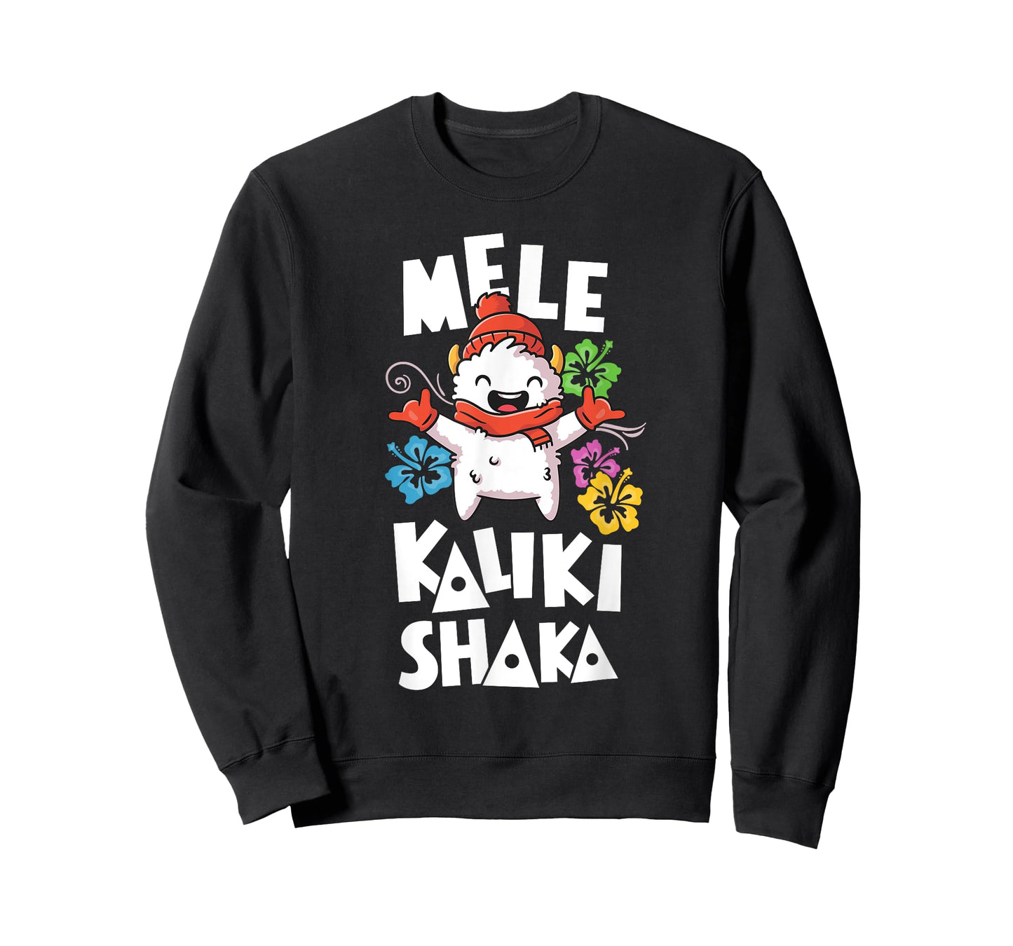 Shaka Women's Mele Kalikimaka Christmas Xmas Hawaiian Shirt T-Shirt
