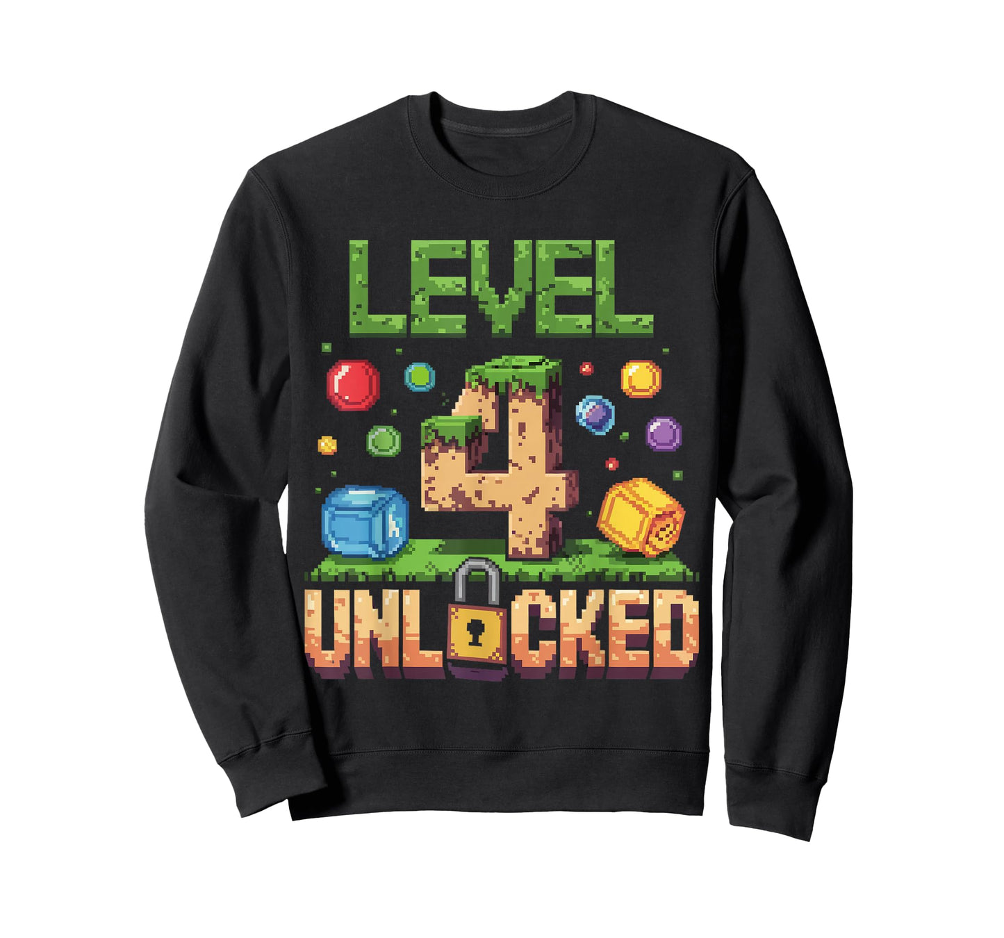 Birthday Children's Shirt Level 4 Unlocked 4 T-Shirt