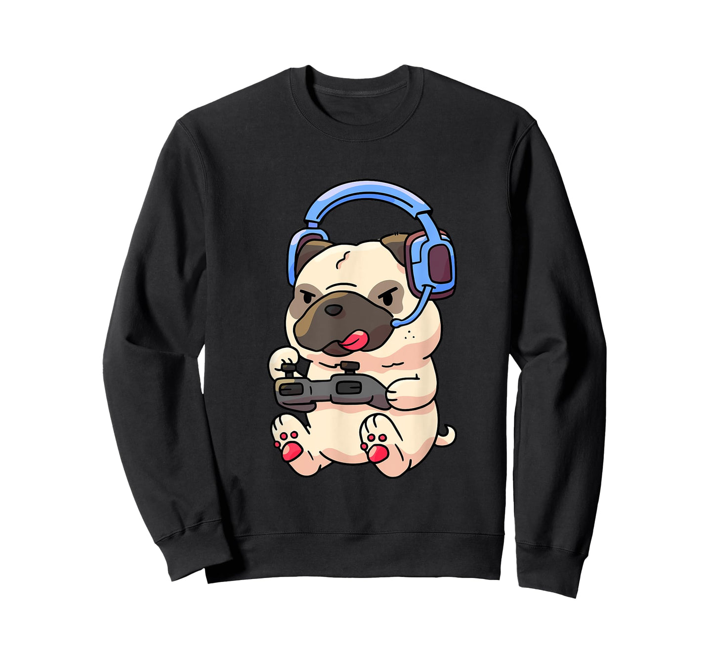 Gamer Pug Gaming Pugs Video Game Gift T-Shirt Small