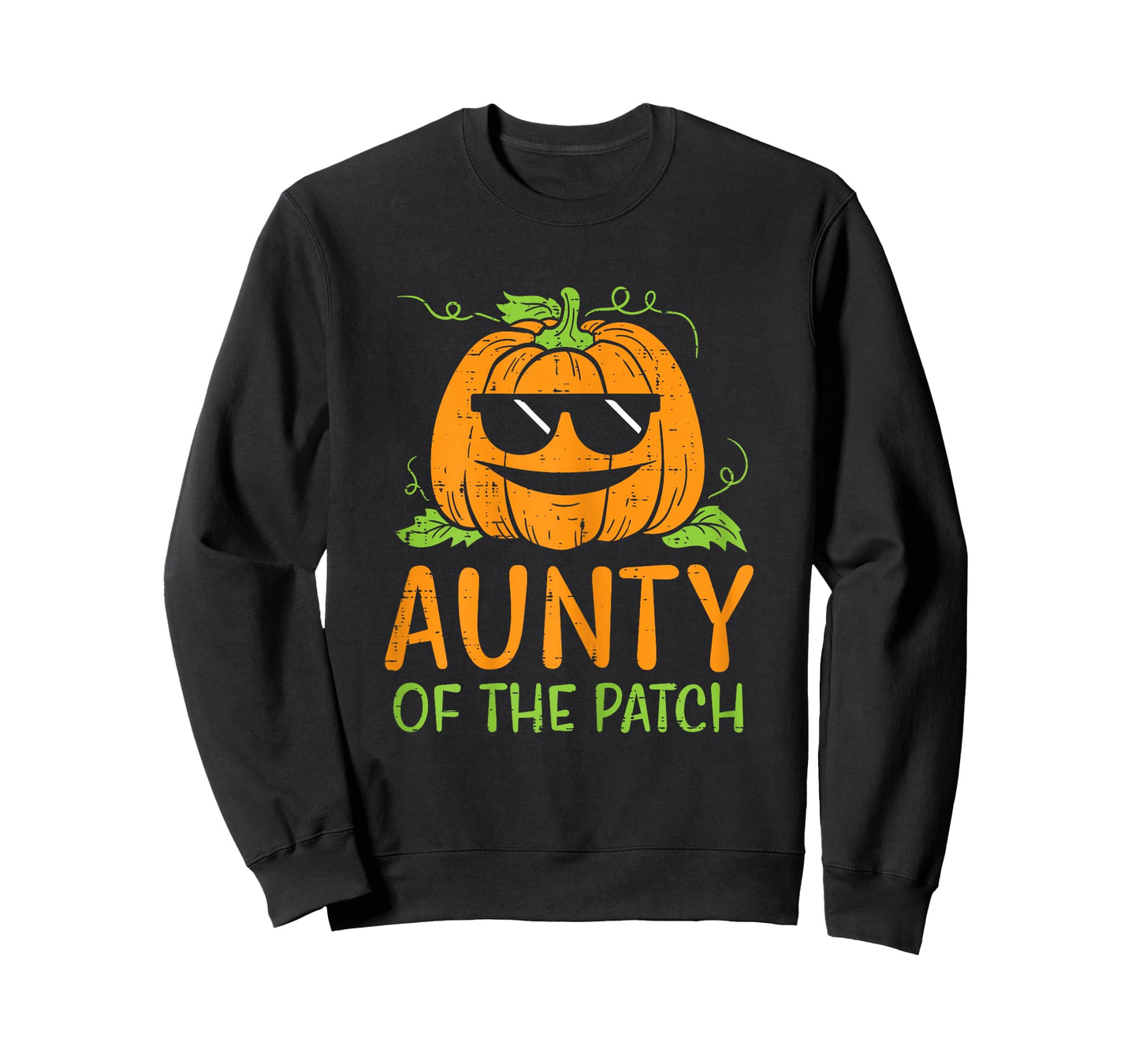 Pumpkin Aunty Of Patch Halloween Family Aunt Auntie Women T-Shirt