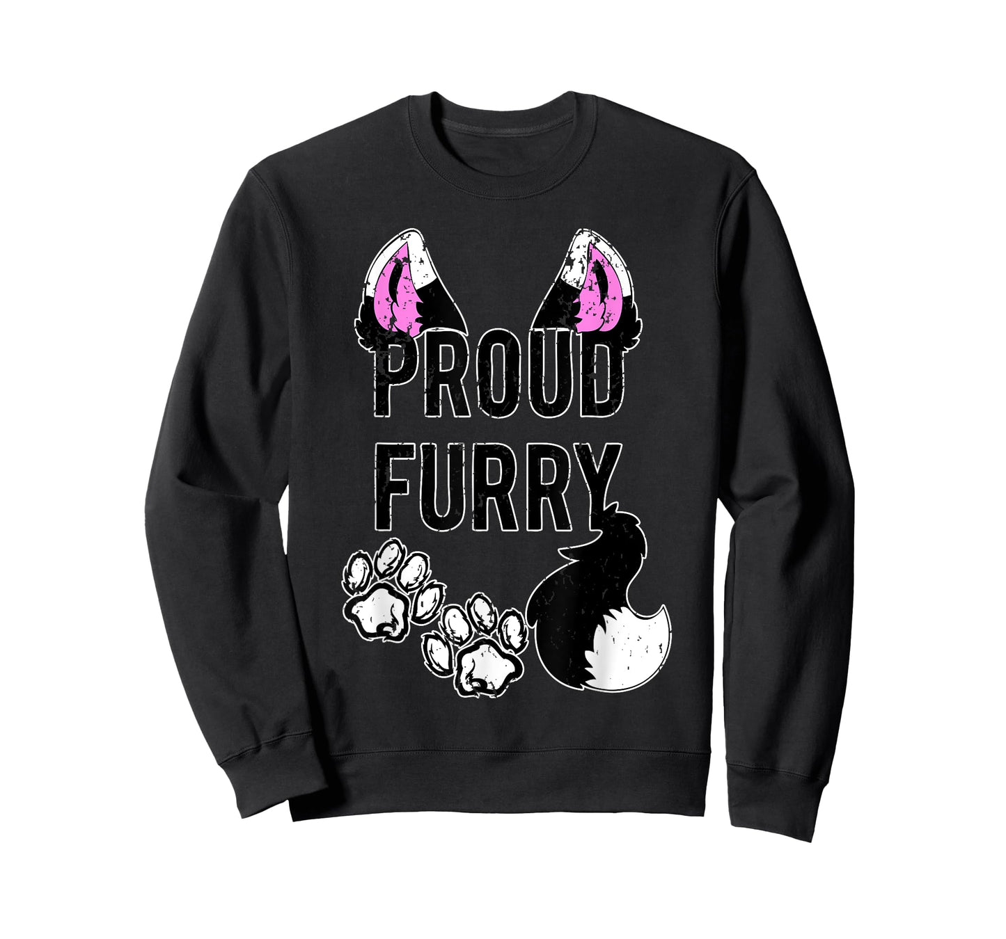 Proud Furry Shirt Furries Shirt Tail and Ears Cosplay Shirt T-Shirt