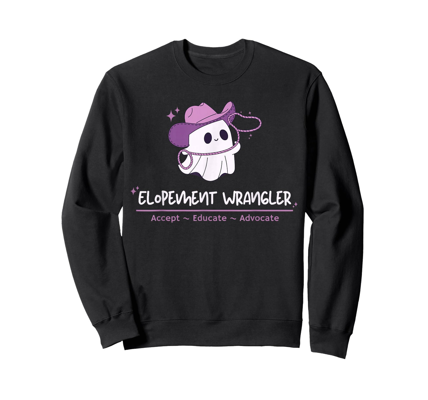Elopement Wrangler ABA Therapy Ghost Halloween SPED Teacher T-Shirt