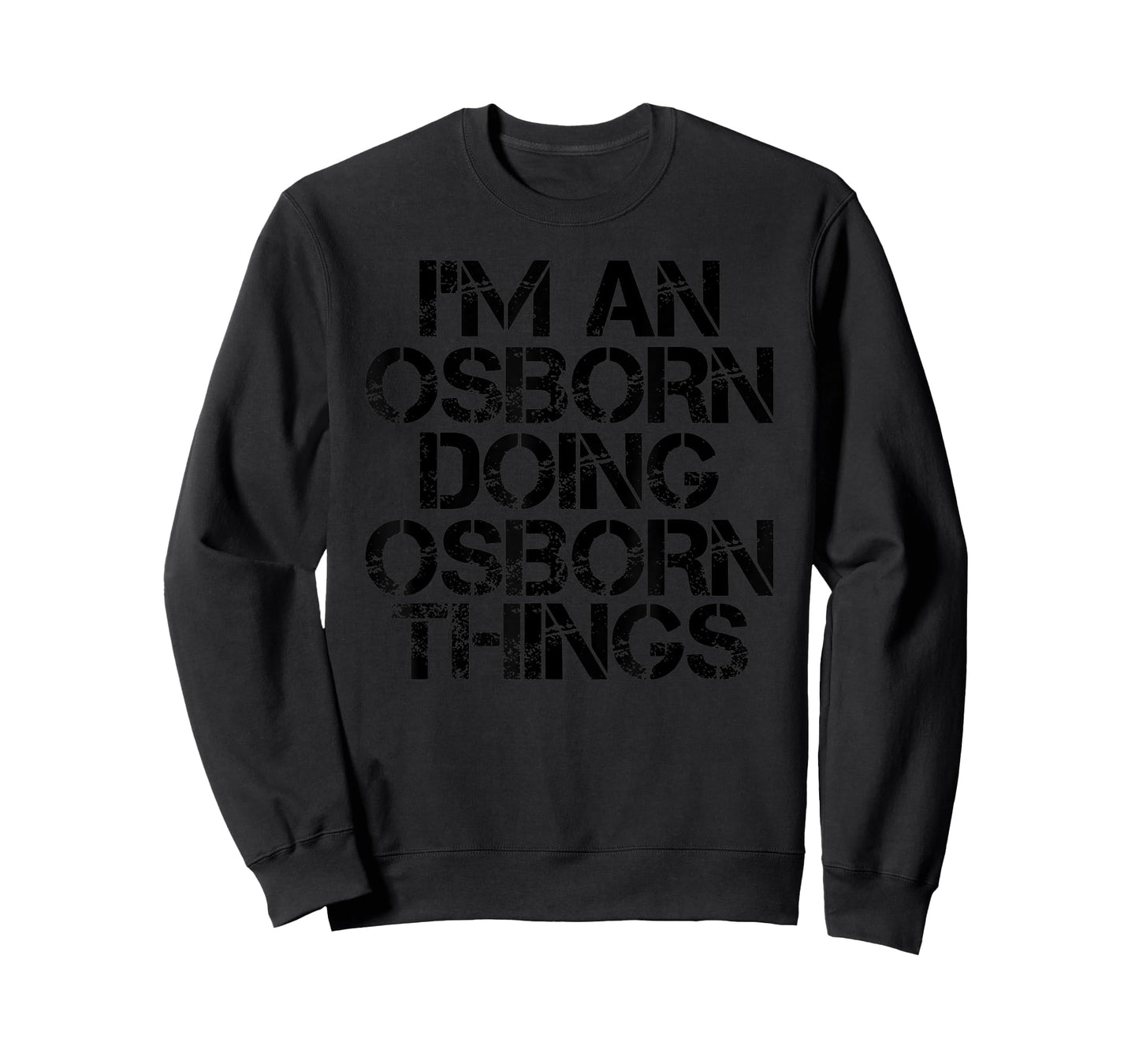 OSBORN Funny Surname Family Tree Birthday Reunion Gift Idea T-Shirt