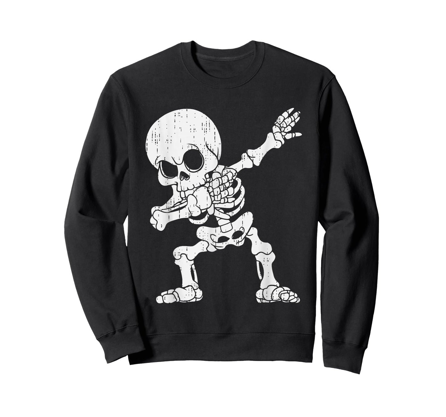Dabbing Skeleton Halloween Scary Dab Dance Boys Teens Kids T-Shirt