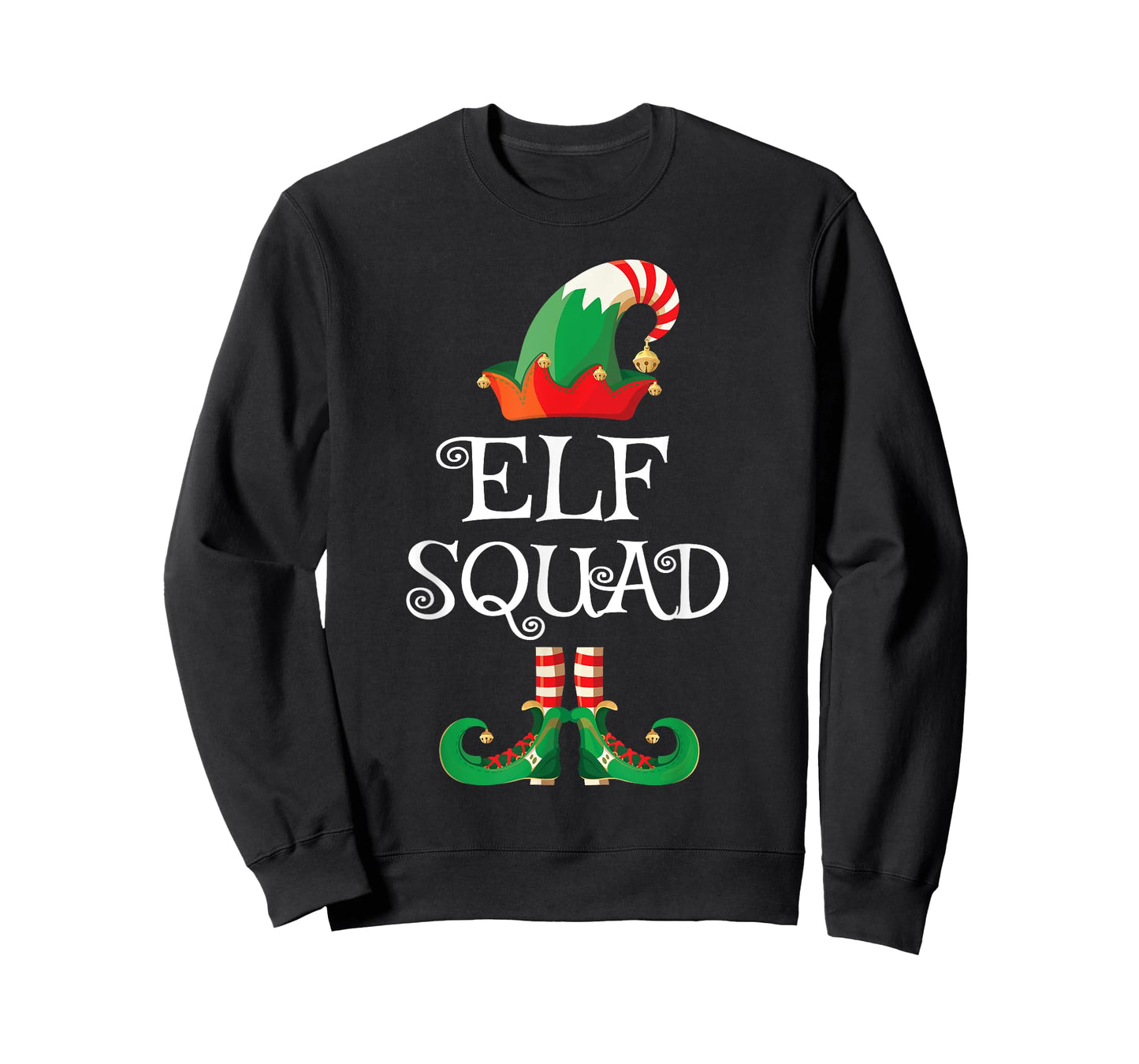 Elf Squad Shirt Funny Family Matching Christmas T-Shirt