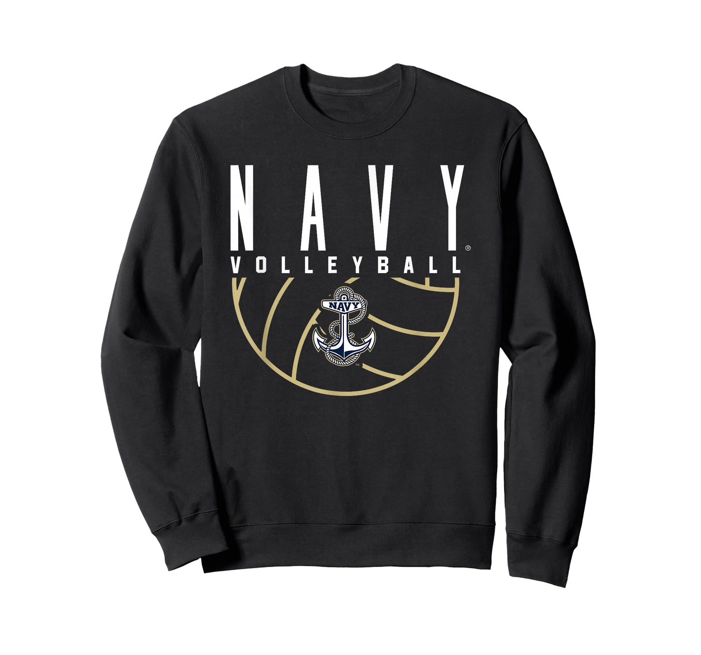 US Naval Academy Navy Midshipmen Volleyball Arch T-Shirt