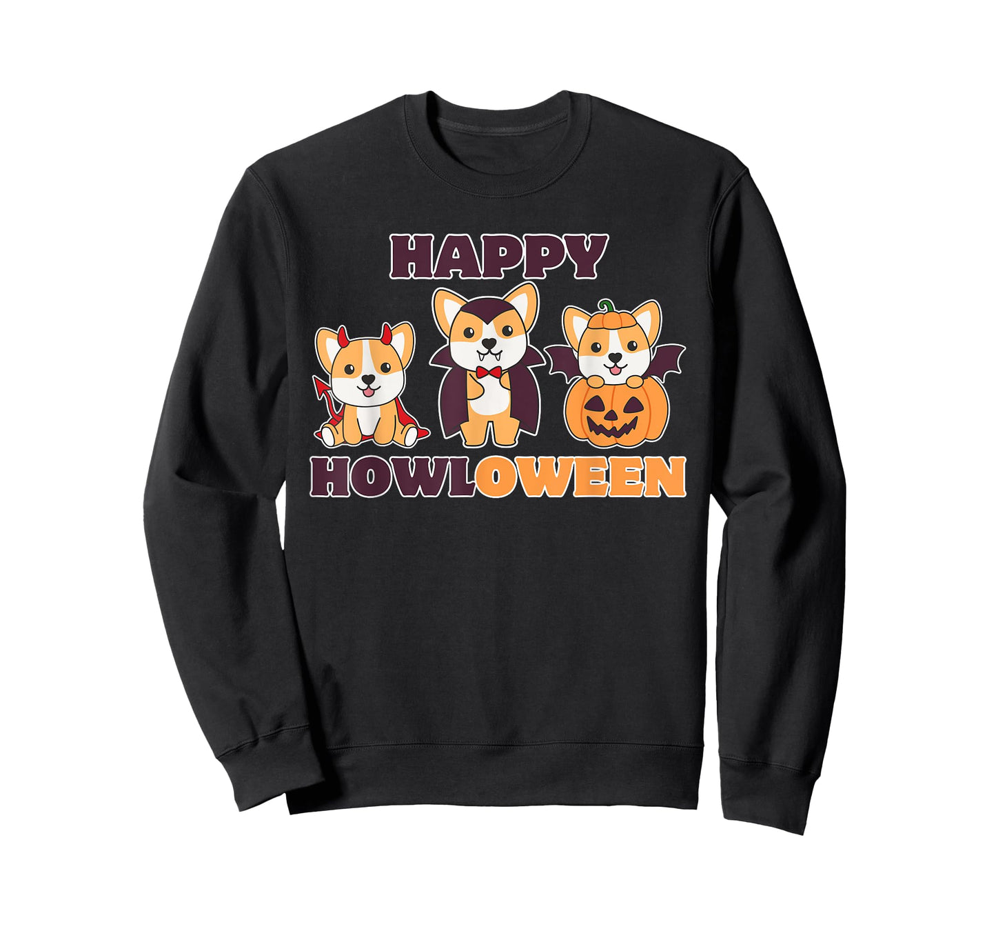 Corgi Happy Howloween Pumpkin Vampire Dogs Halloween T-Shirt