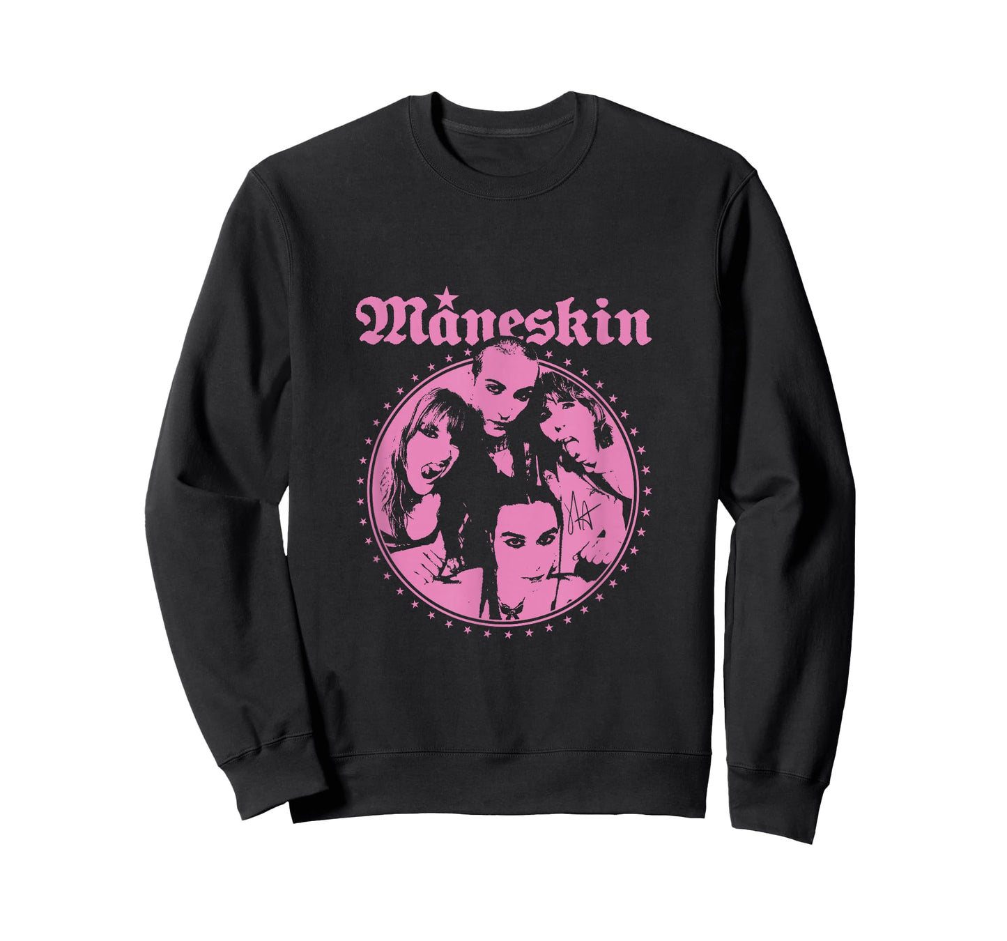 Måneskin Pink Fisheye T-Shirt