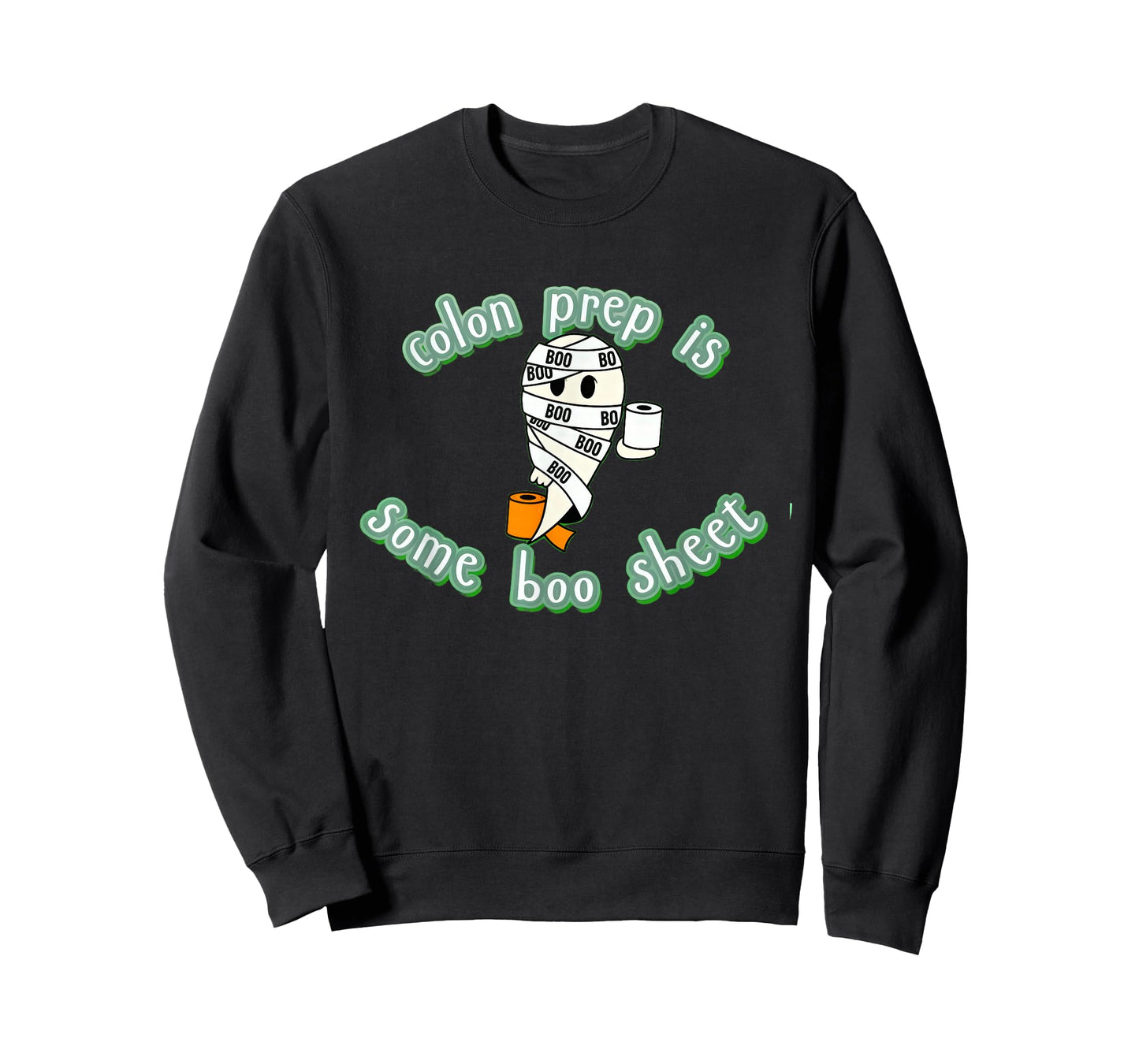 Funny Colonoscopy Prep Ghost Halloween GI Nurse Tee T-Shirt