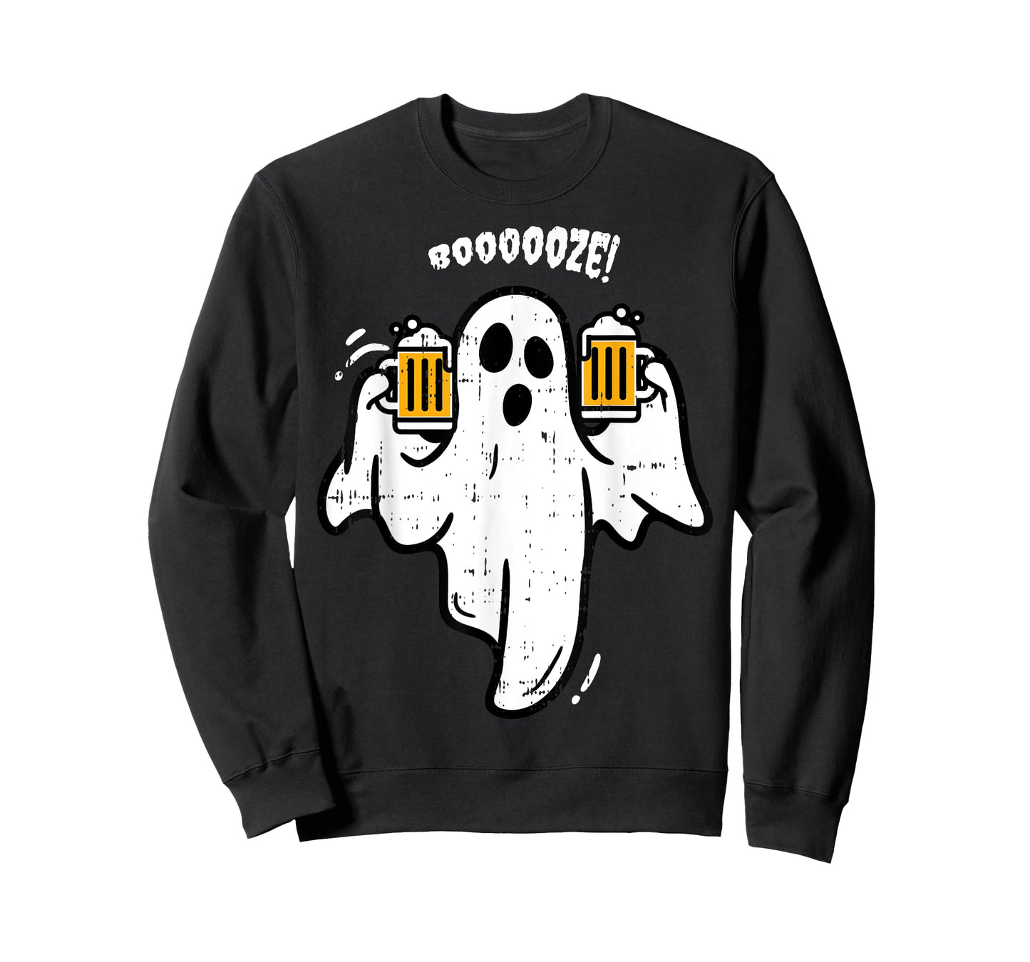 Booze Boo Ghost Drinking Beer Costume Easy Halloween Gifts T-Shirt