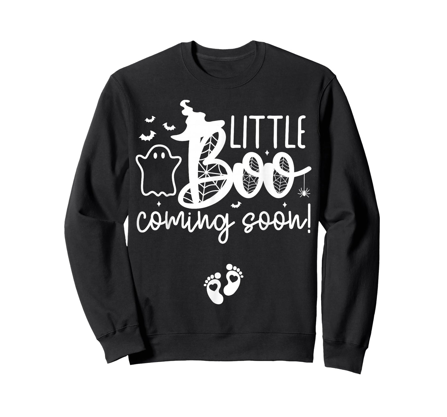 Halloween Pregnancy Announcement Little Boo Coming Soon T-Shirt