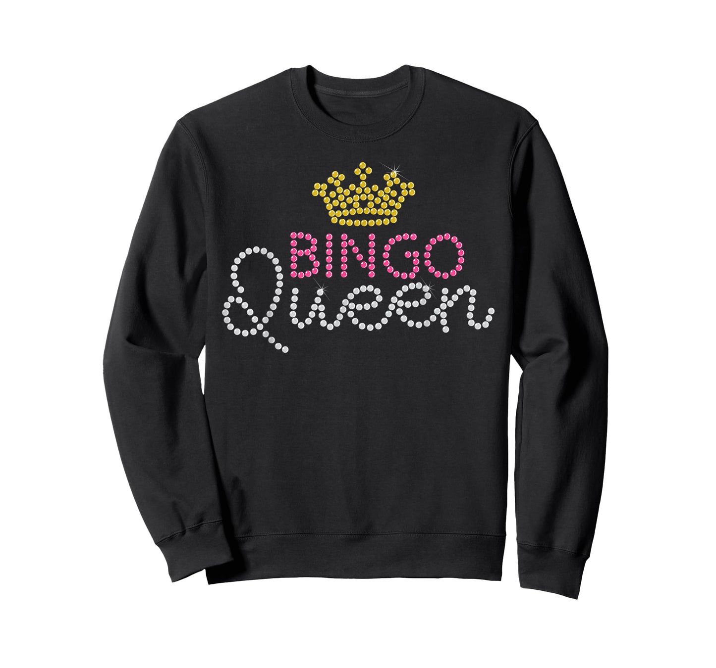 Funny Bingo Queen Casino Players Gambler Lucky Women Gift T-Shirt