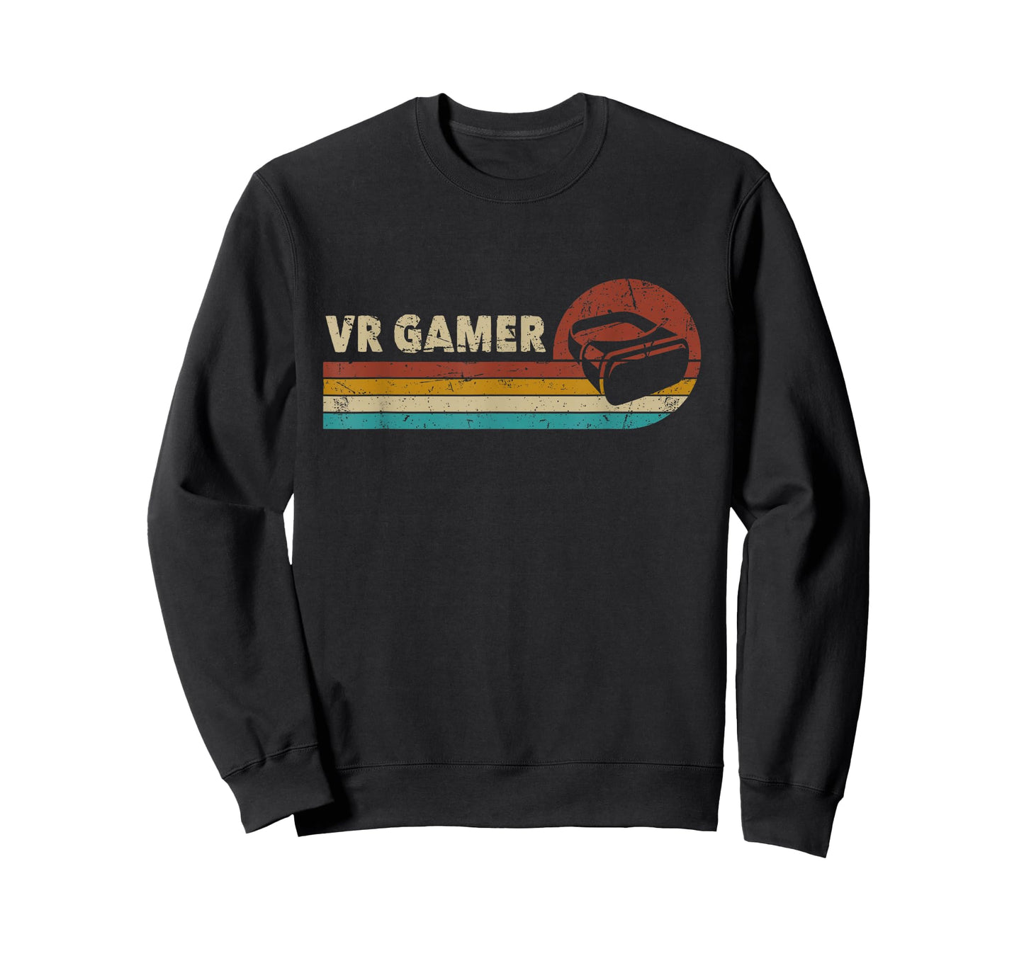 VR Gamer Vintage Video Games For Boys Men Funny Retro Gaming T-Shirt