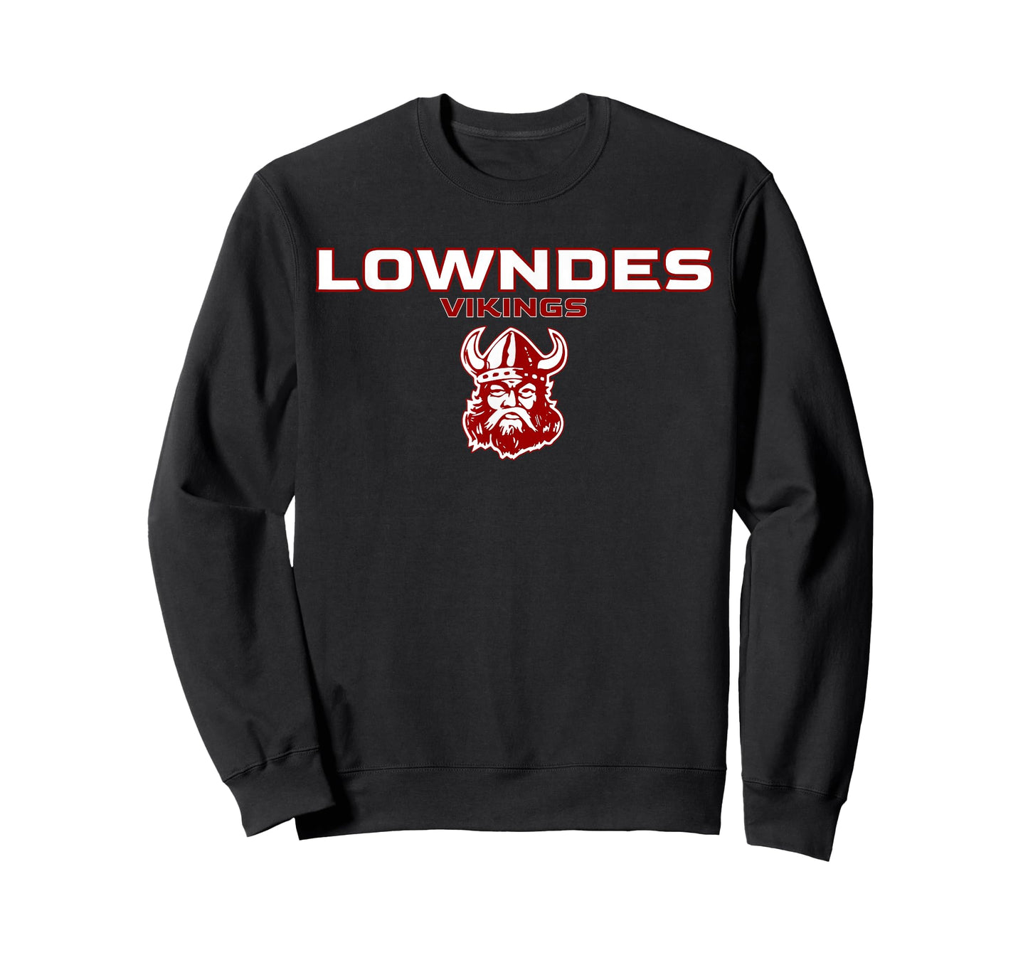 Lowndes High School Vikings Stacked T-Shirt