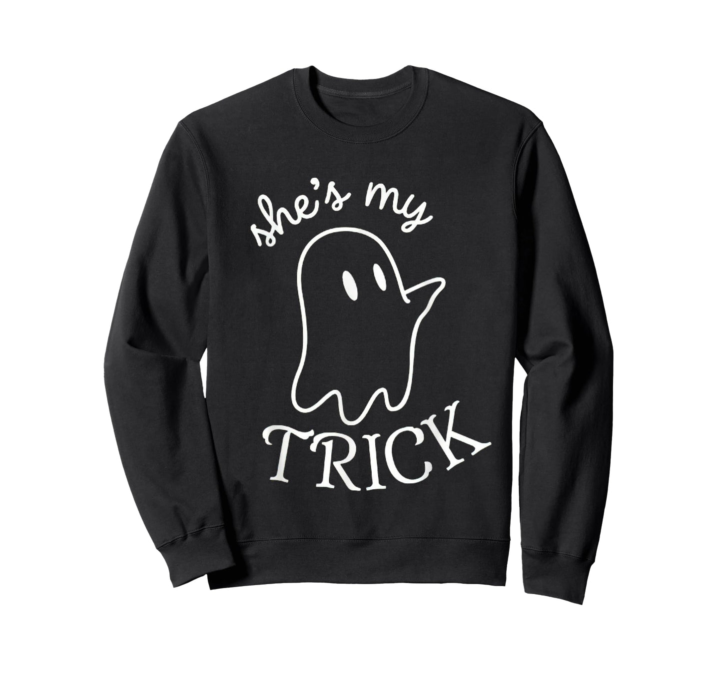 She's My Trick He's My Treat Couples Ghost Men Women T-Shirt