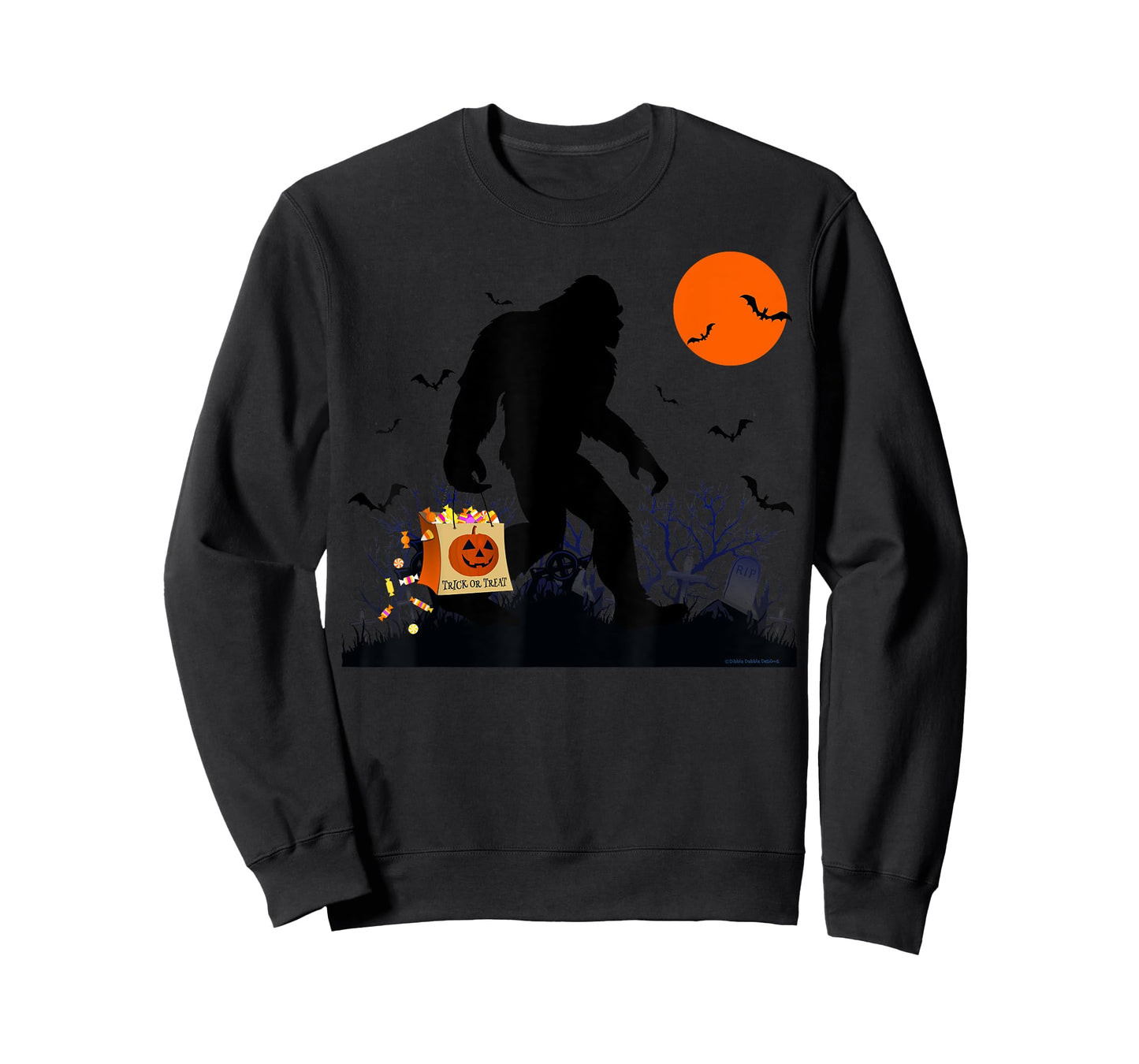 Funny Halloween Bigfoot Trick or Treating - Bigfoot T-Shirt