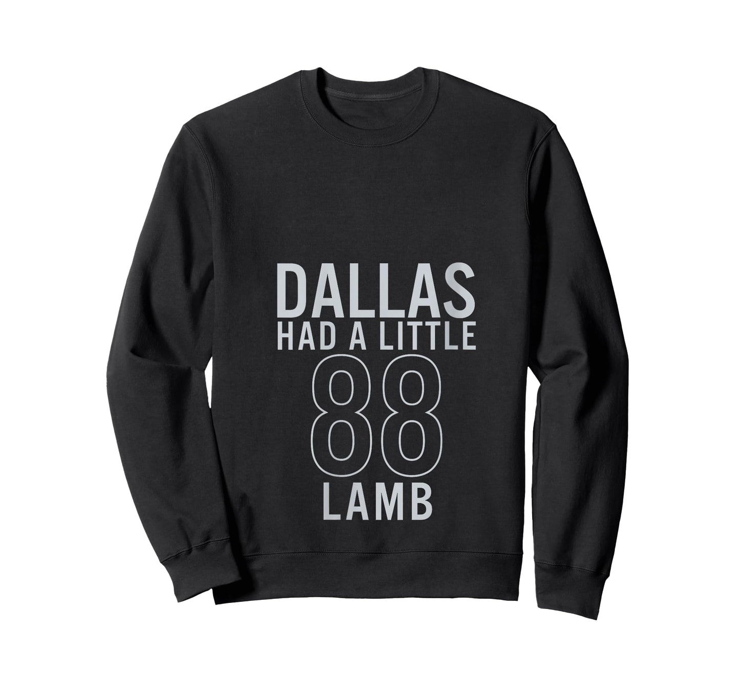 Womens Dallas Had A Little Lamb V-Neck T-Shirt