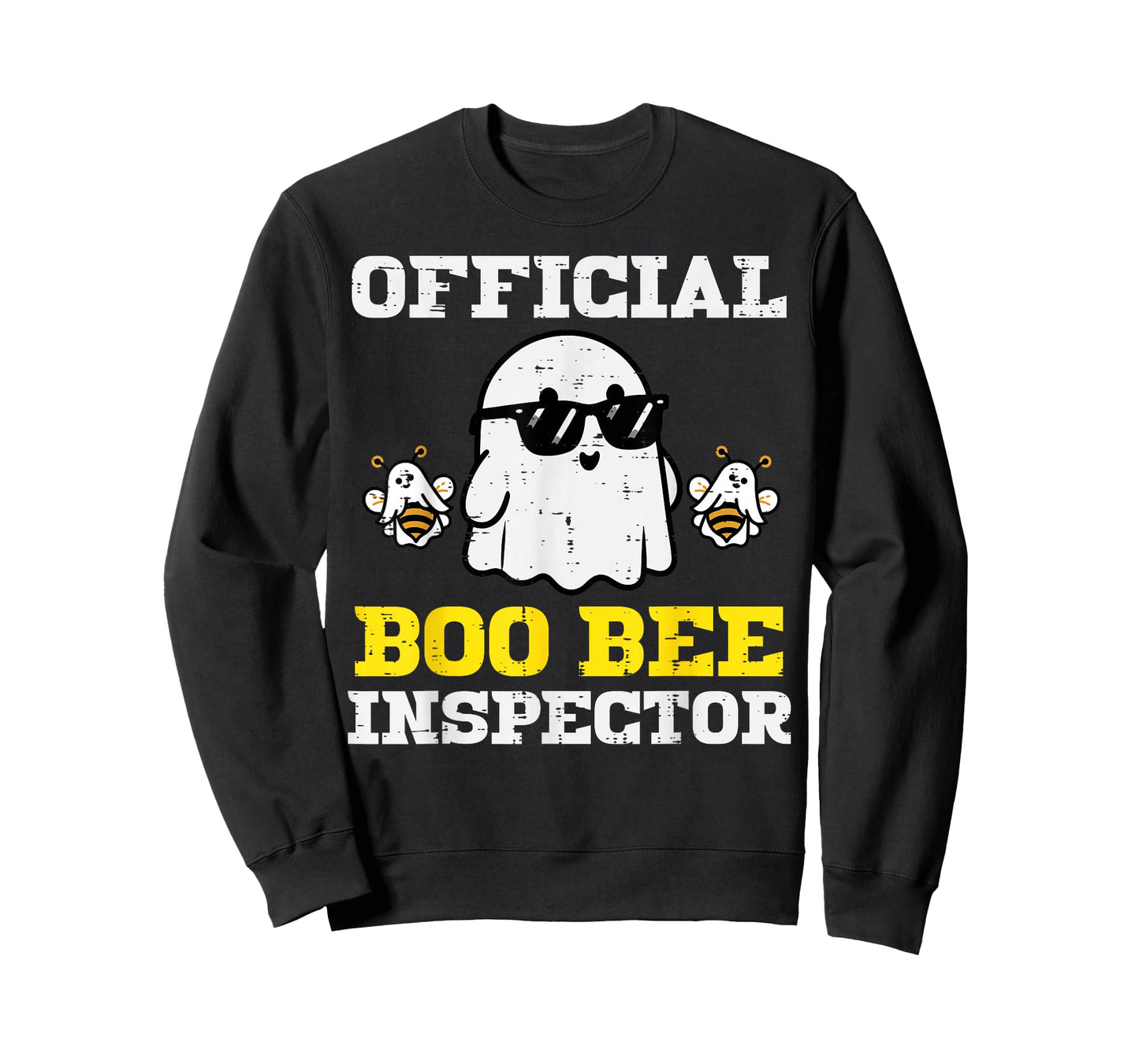 Halloween Boo Official Bee Inspector Funny Costume Men Women T-Shirt