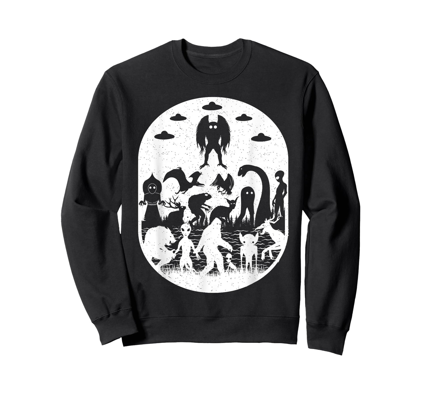 Bigfoot Mothman Dogman Aliens And Other Monsters! Cryptid T-Shirt