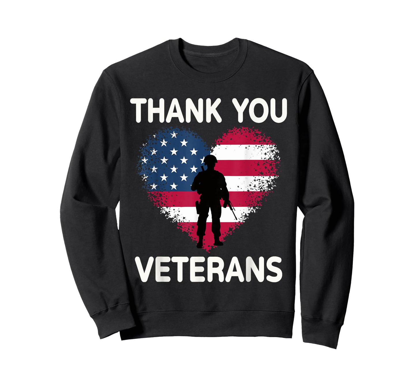 Thank You Veterans Men Women Patriotic American Flag T-Shirt