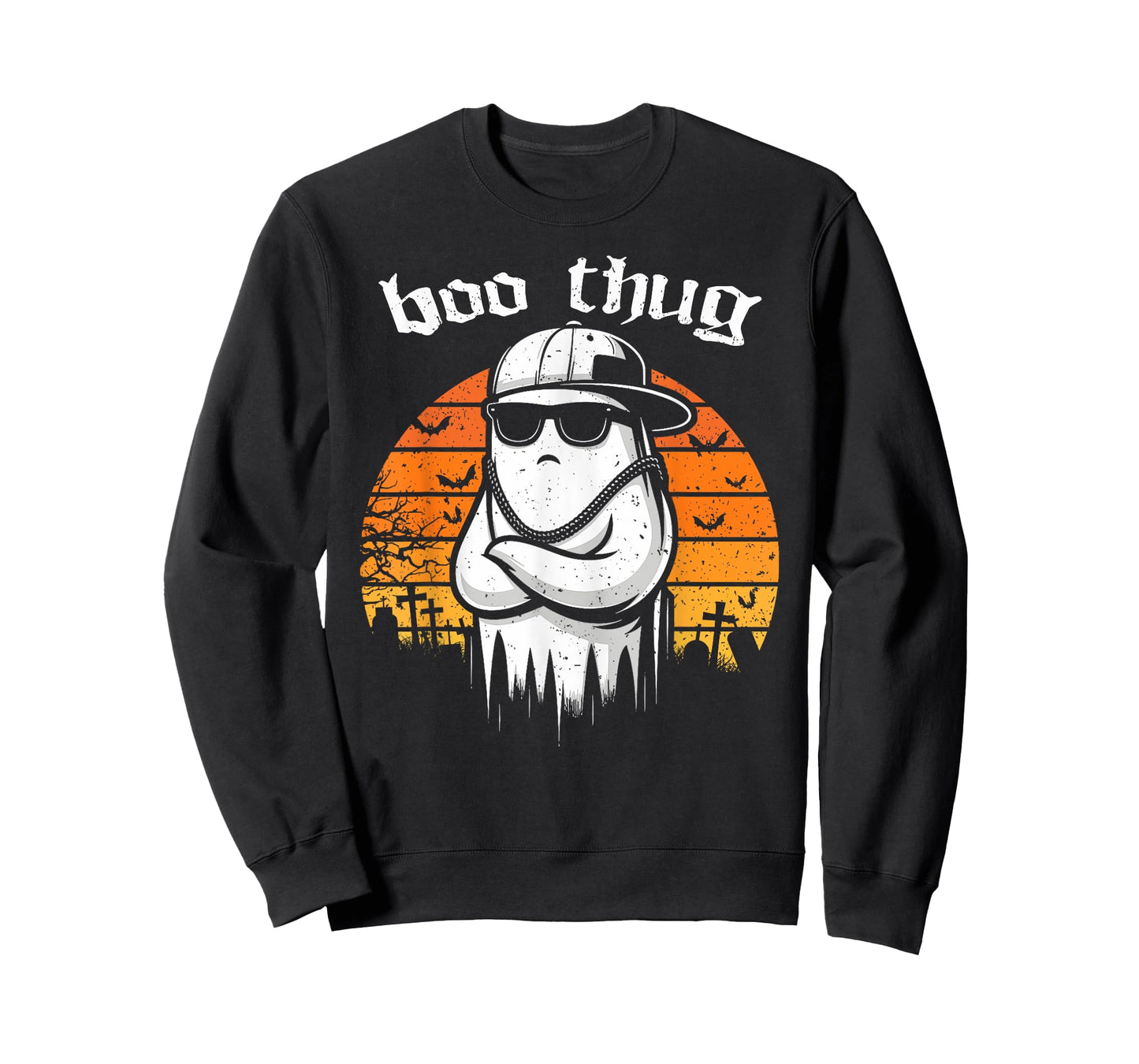 Boo Thug Ghost Life Matching Halloween Costume Men Women T-Shirt