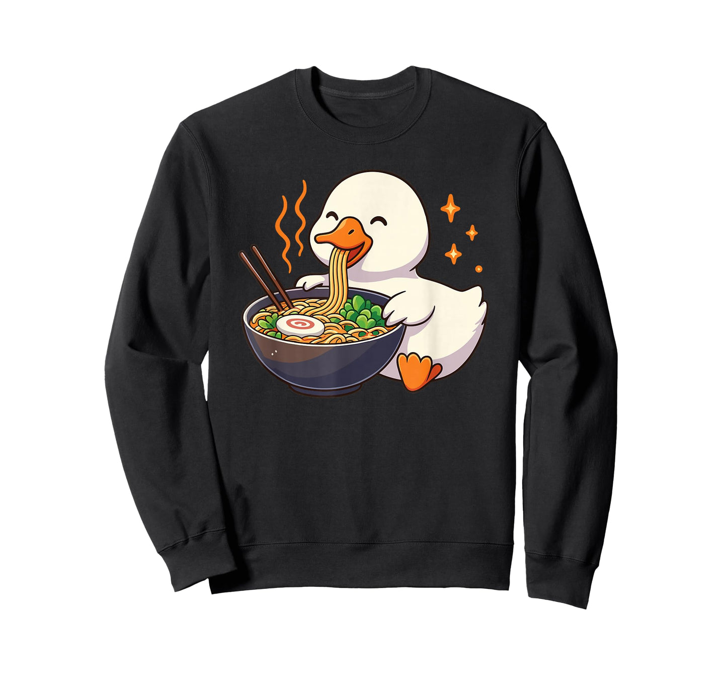 Goose with Noodles Ramen Kawaii Goose T-Shirt