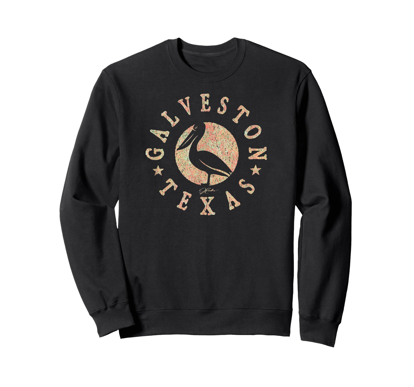 JCombs: Galveston, Texas, Pelican T-Shirt