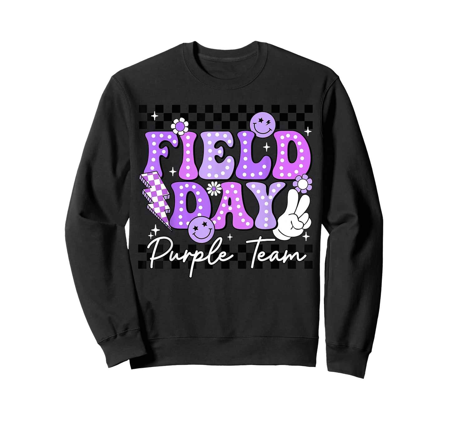 Field Day Trip Purple Team Color Game Competition Boys Girls T-Shirt
