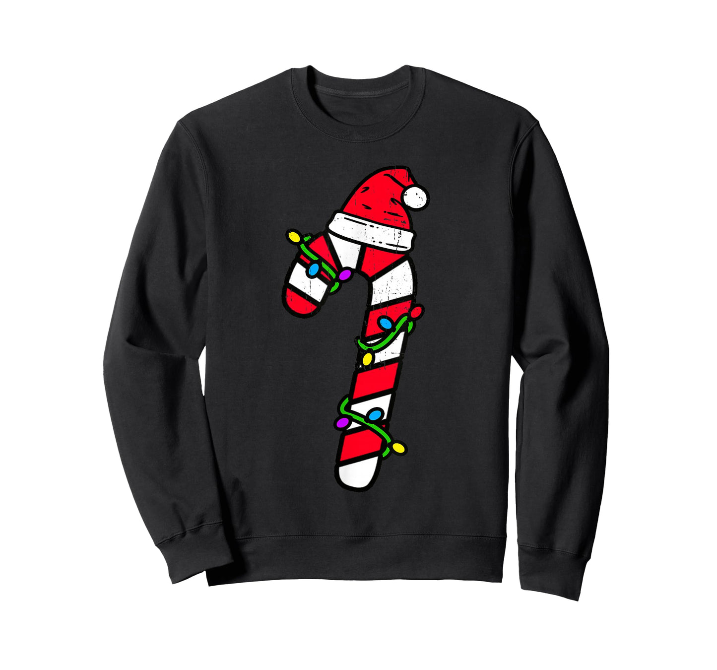 Candy Cane Crew Santa Funny Christmas 2025 Kids Boys Girls T-Shirt