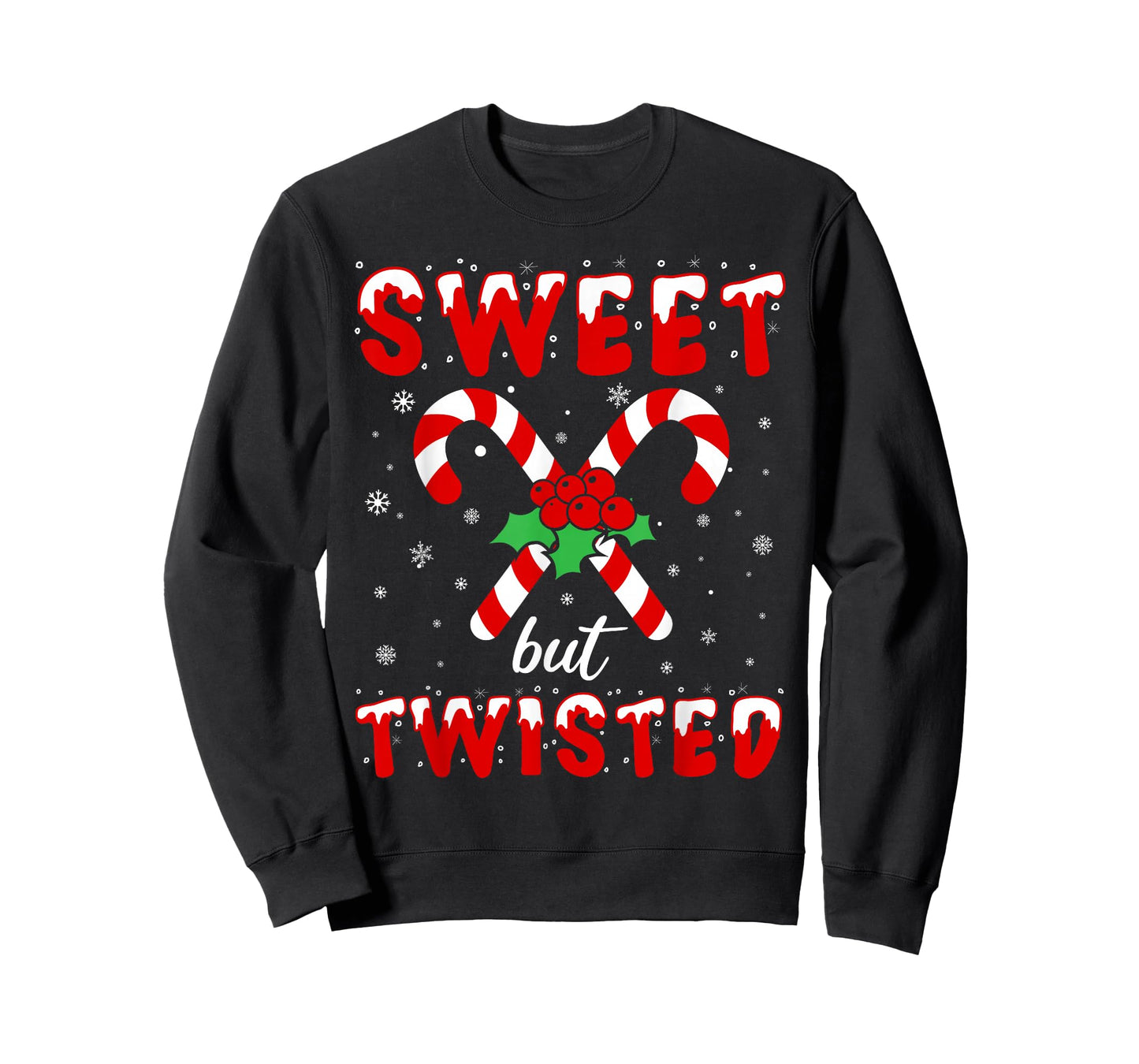 Sweet But Twisted Funny Christmas Candy Cane Lover X-mas T-Shirt