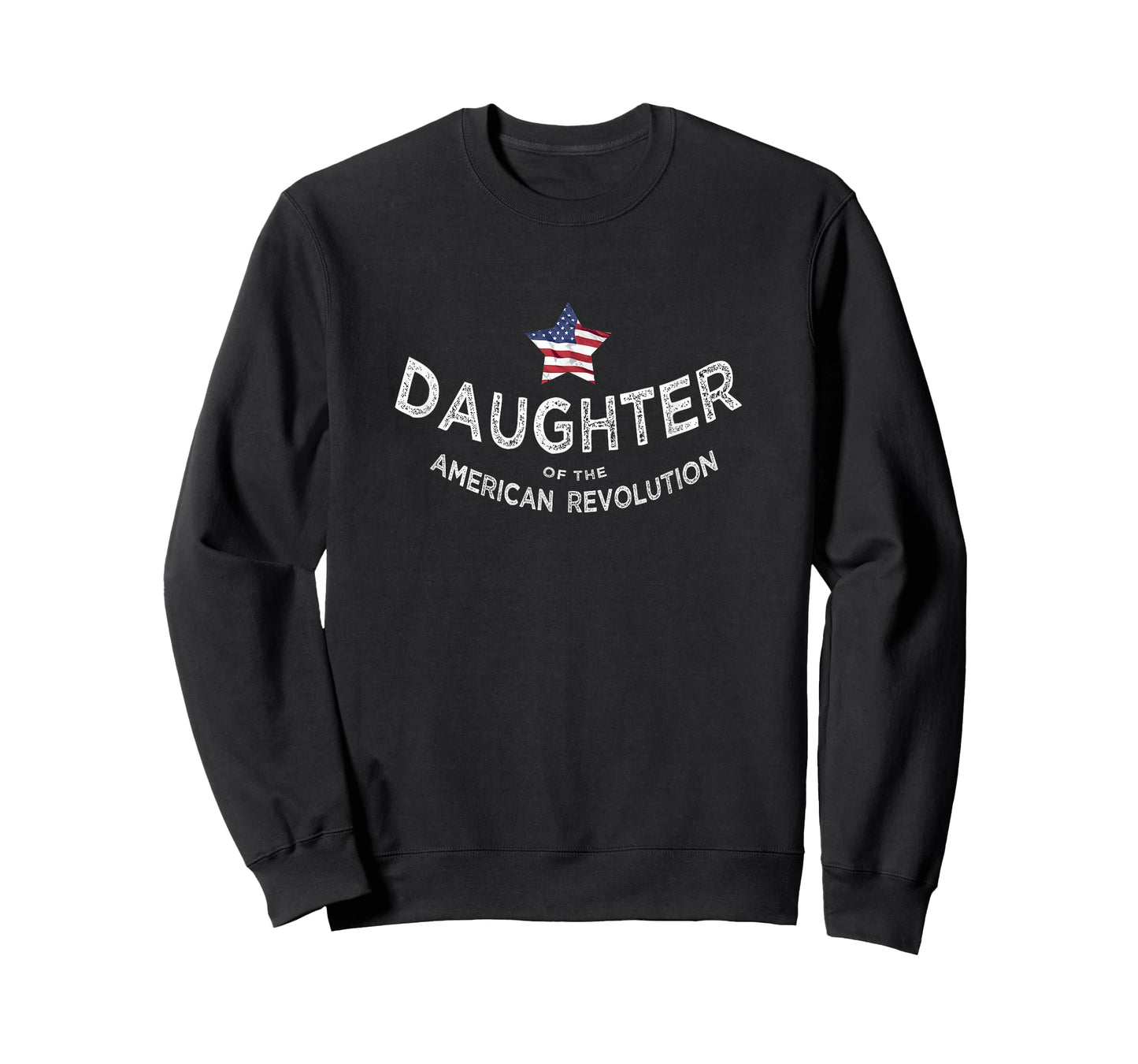 Daughter American Revolution USA Star Patriotic mom sis Gran T-Shirt