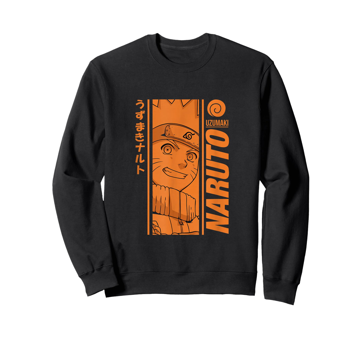 Naruto Classic Orange Monochrome Graphic T-Shirt