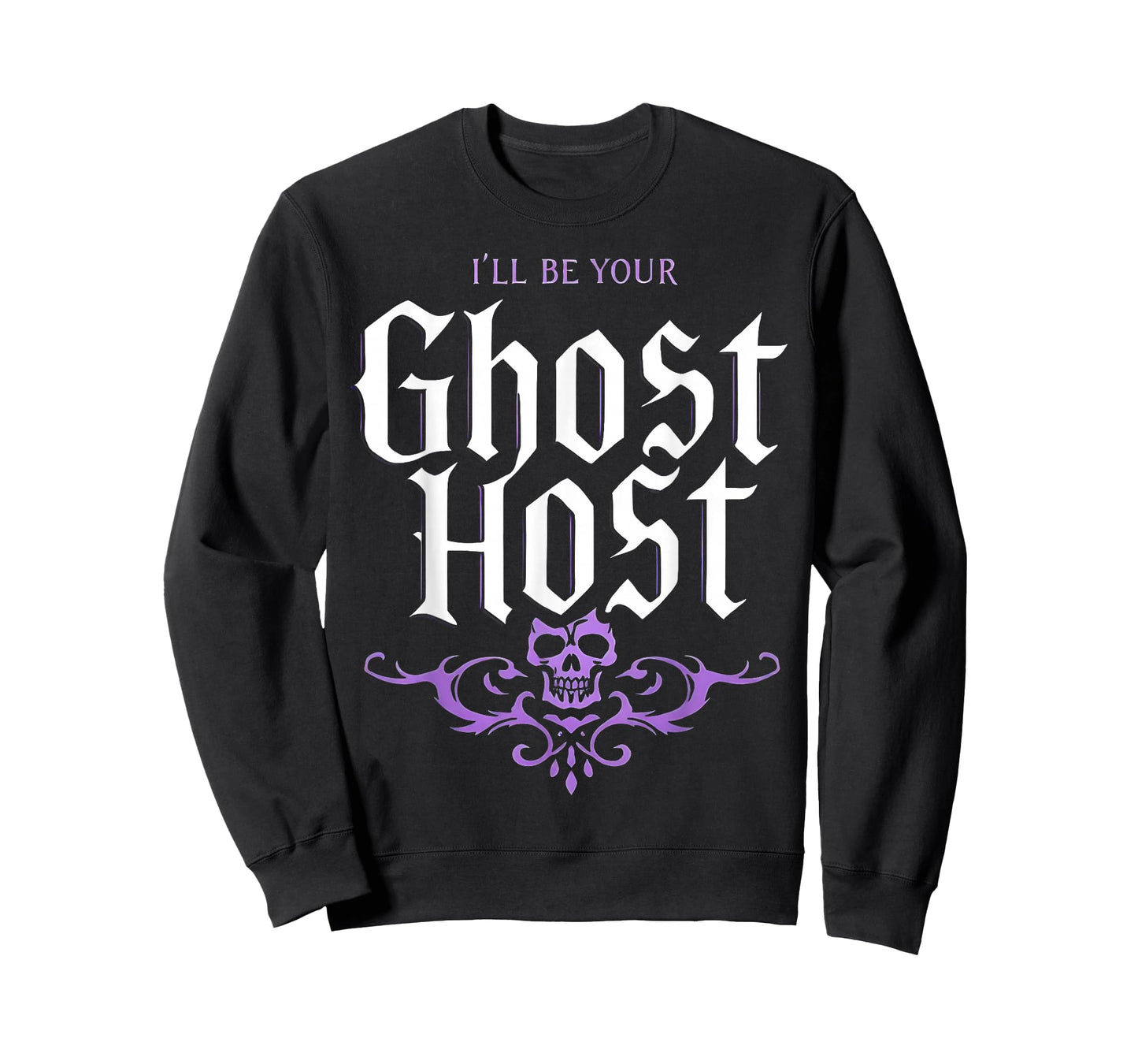I’ll Be Your Ghost Host Haunted Mansion Skull Halloween Vibe T-Shirt