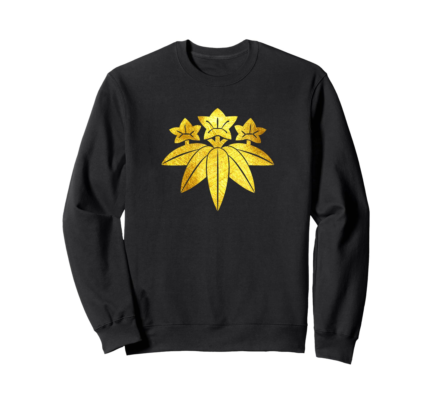 Kamakura Minamoto Mon Japanese clan in faux gold T-Shirt