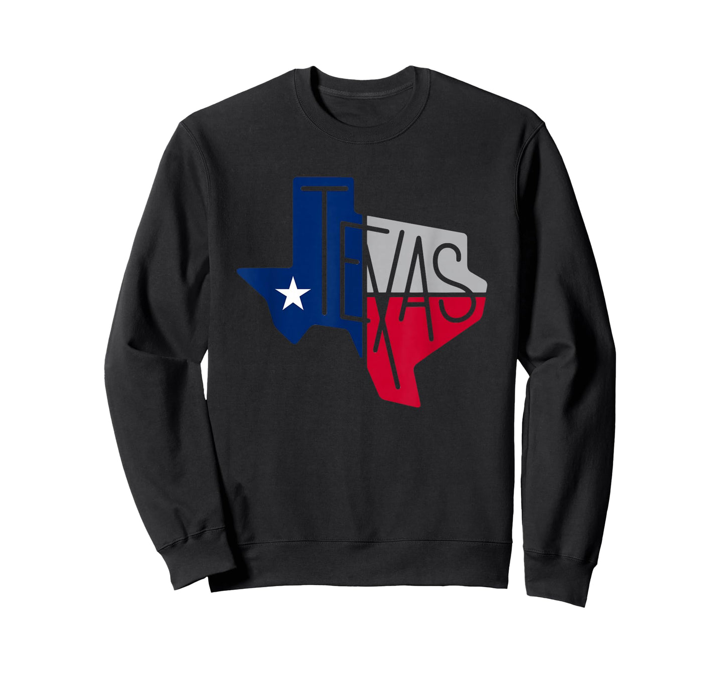 Beautiful Texas State Flag Star Silhouette T-Shirt